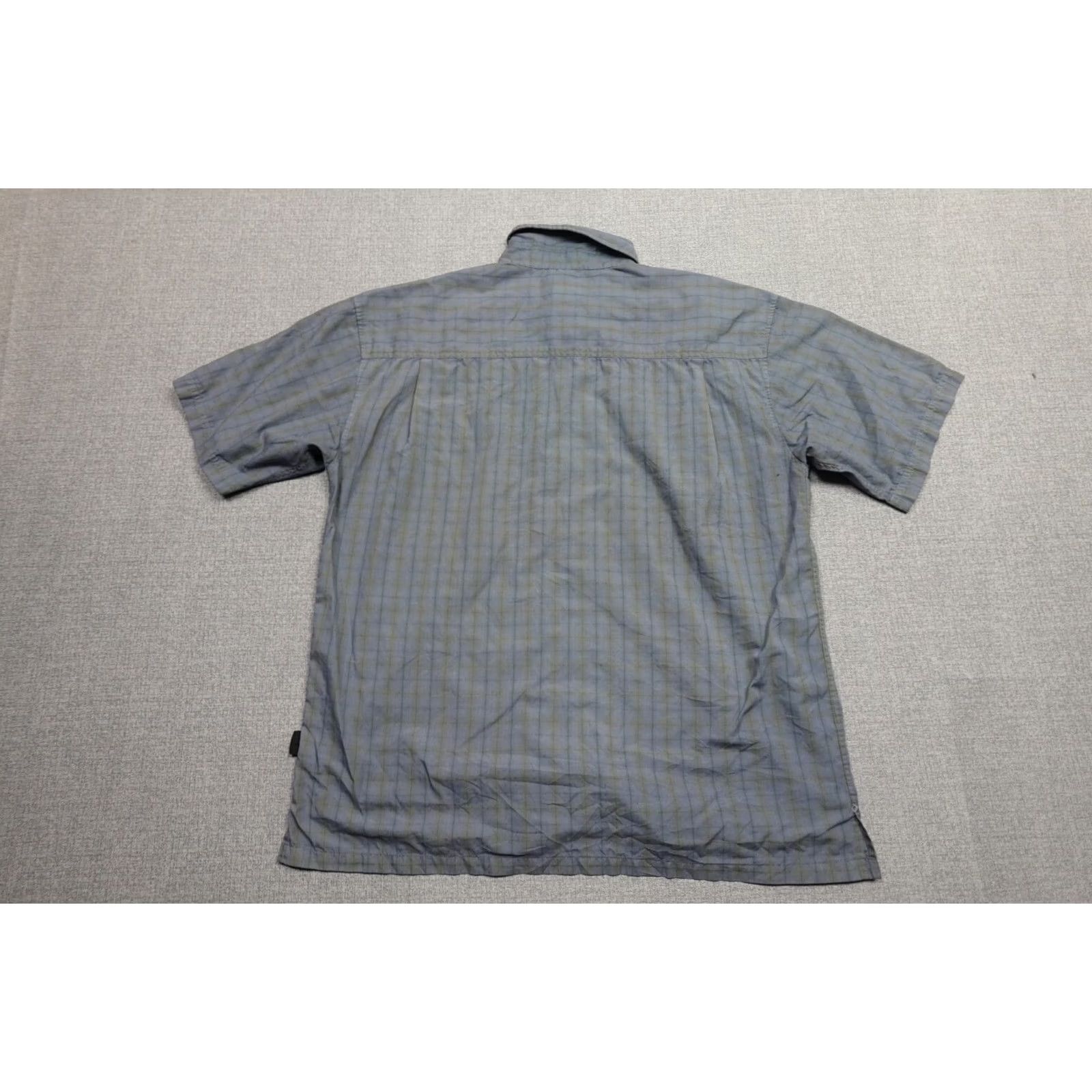 Patagonia Patagonia Shirt Mens Large Gray Check Organic Cotton Camp Hiking Fishing Light Shirt (Button-Up) Mens Size US L / EU 52-54 / 3 - 5 Thumbnail