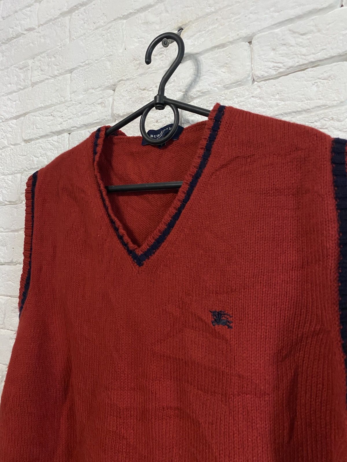 Burberry × Vintage Vintage Wool West Burberry London Tank Top Size US L / EU 52-54 / 3 - 2 Thumbnail