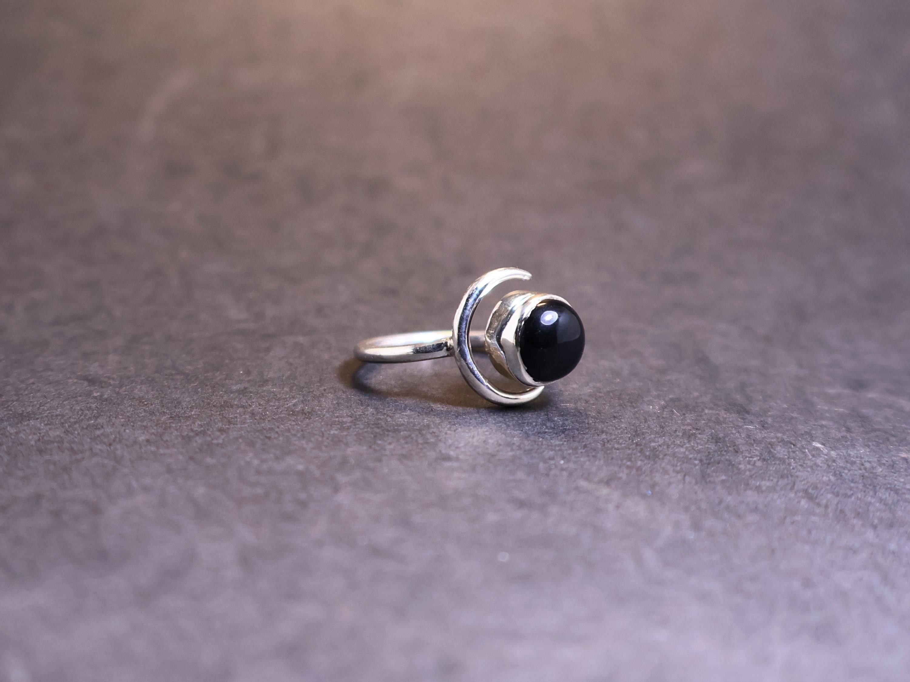 Handmade Black Onyx Ring, 925 Sterling Silver Handmade Jewelry, Gifts Size ONE SIZE - 4 Thumbnail