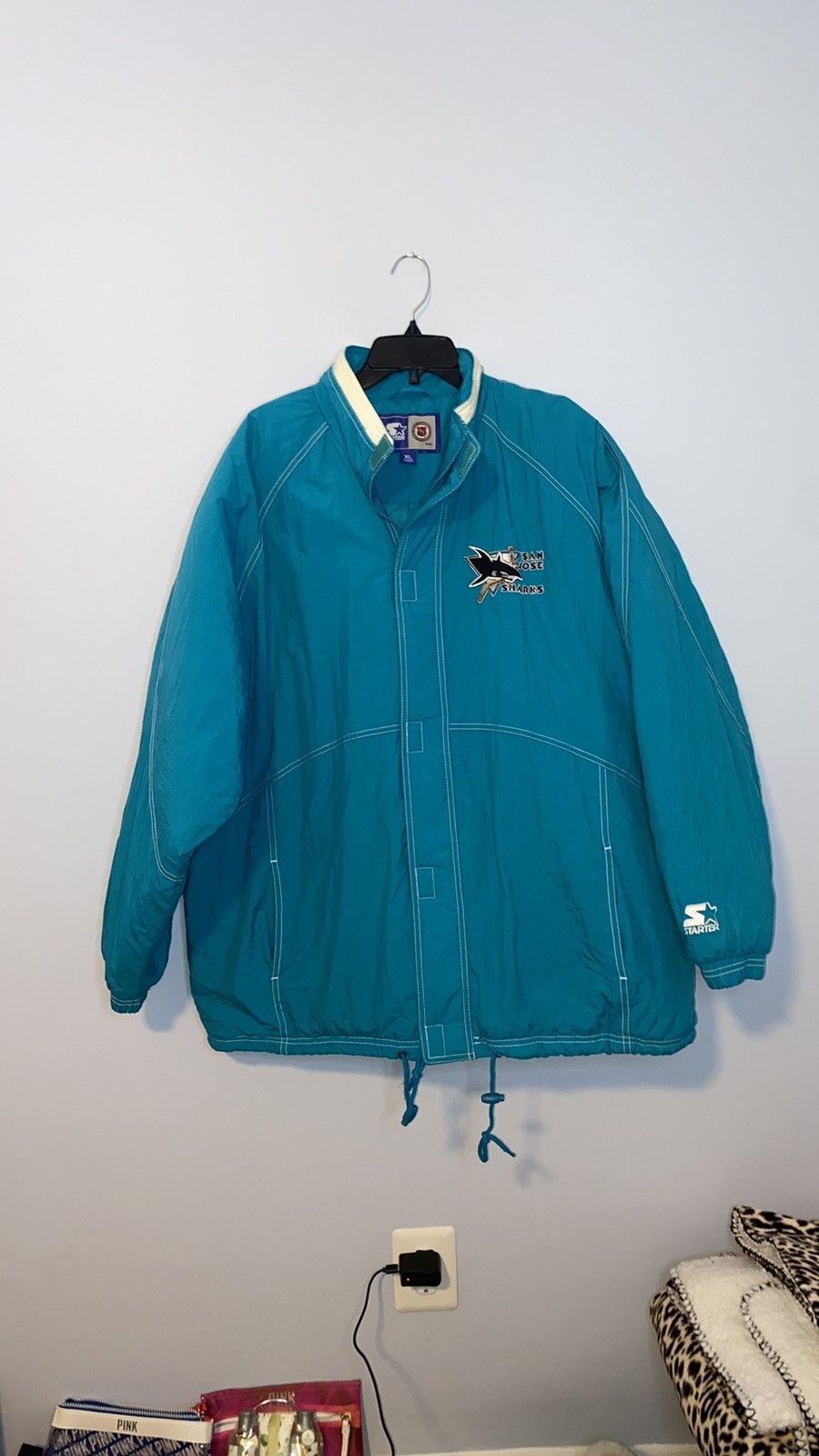 Starter Vintage Starter San Jose Sharks Jacket Mens‎ XL Size US XL / EU 56 / 4 - 1 Thumbnail