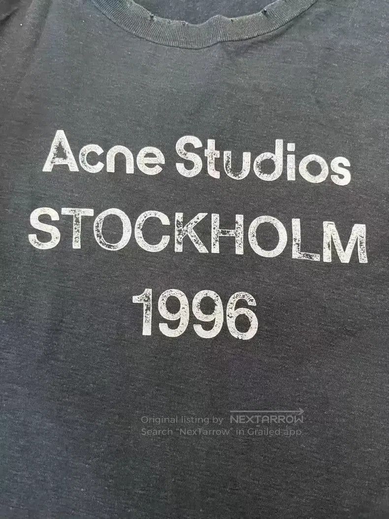 Acne Studios Acne Studios 1996 Series Letter Printed Crewneck Short Sle Size US M / EU 48-50 / 2 - 3 Thumbnail