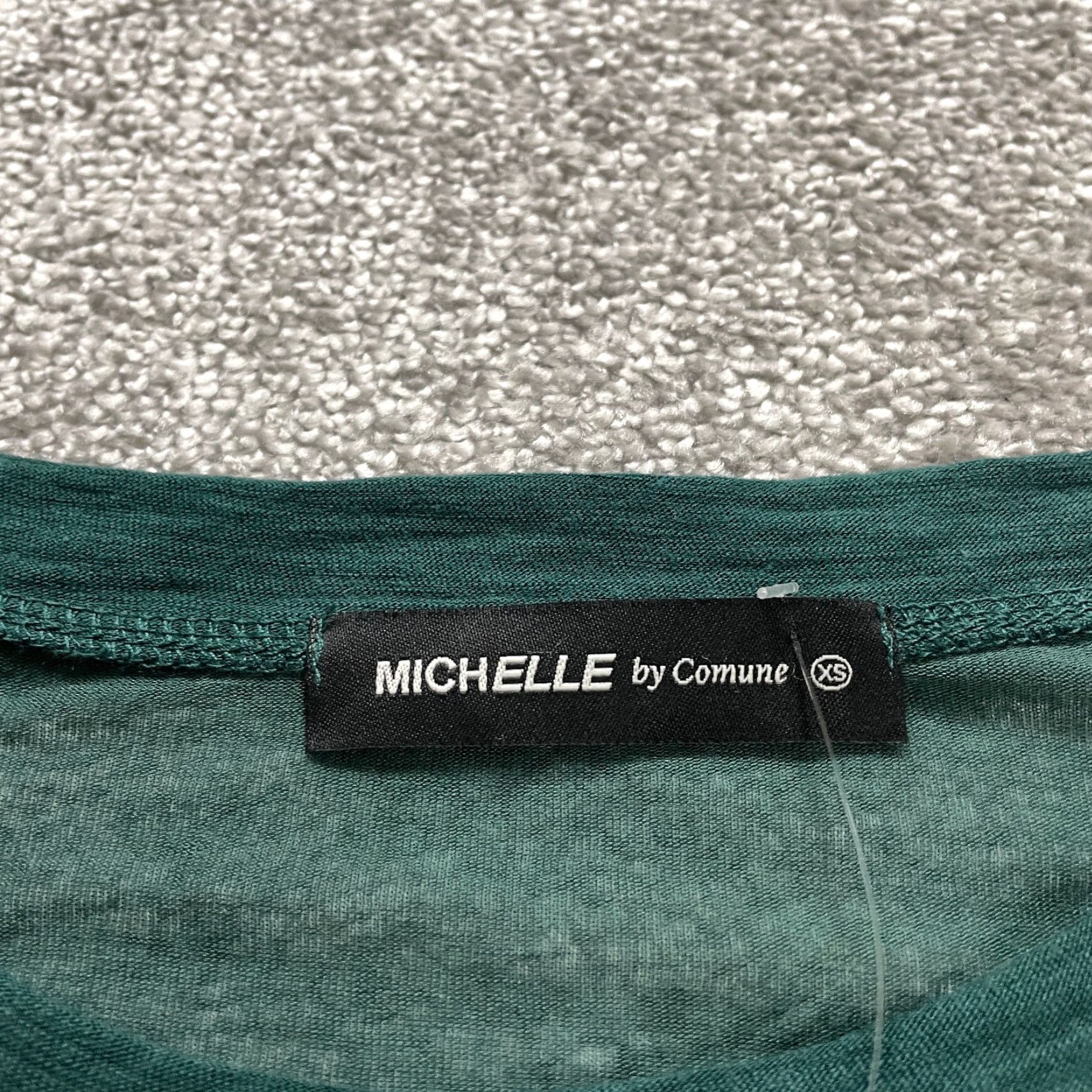 Vintage Michelle by Commune T-Shirt Womens XS Green Tunic Relaxed Fit New NWT Size XS / US 0-2 / IT 36-38 - 2 Thumbnail