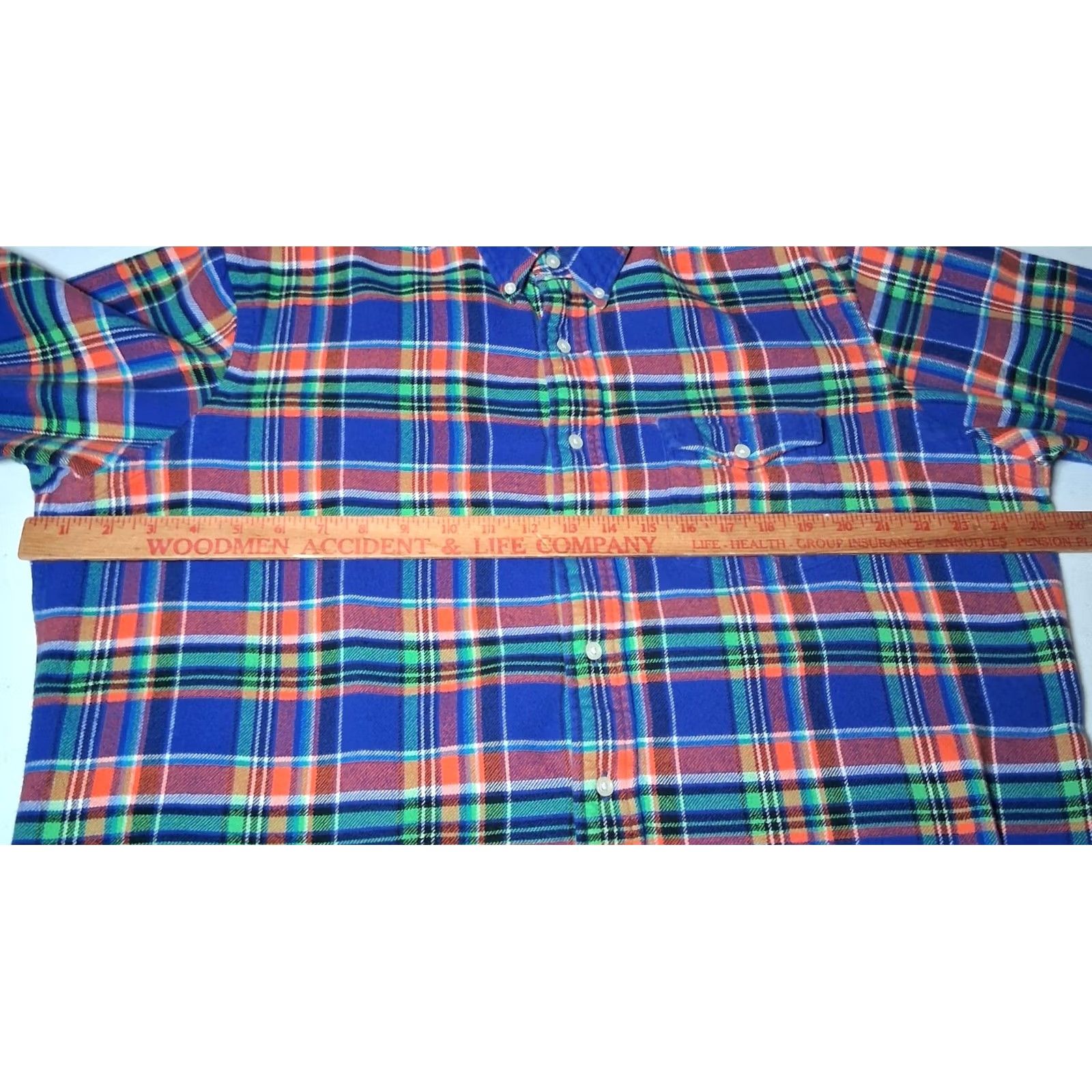 Ralph Lauren Ralph Lauren Classic Plaid Tartan Button Down Men XL Blue Size US XL / EU 56 / 4 - 7 Thumbnail