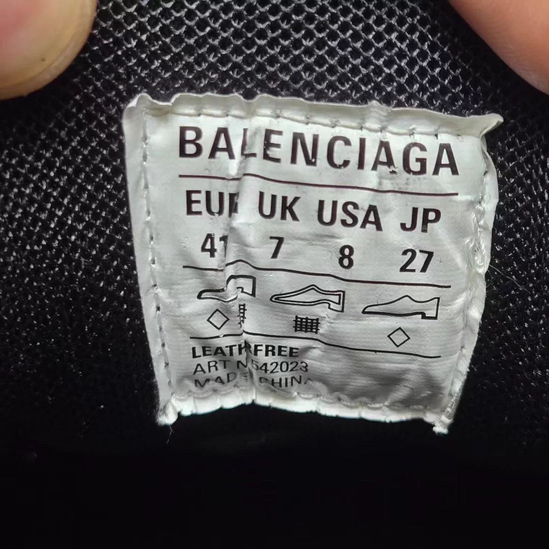 Balenciaga BALENCIAGA TRACK Distressed Black 41 2x Worn LN Box Size US 8 / EU 41 - 5 Thumbnail