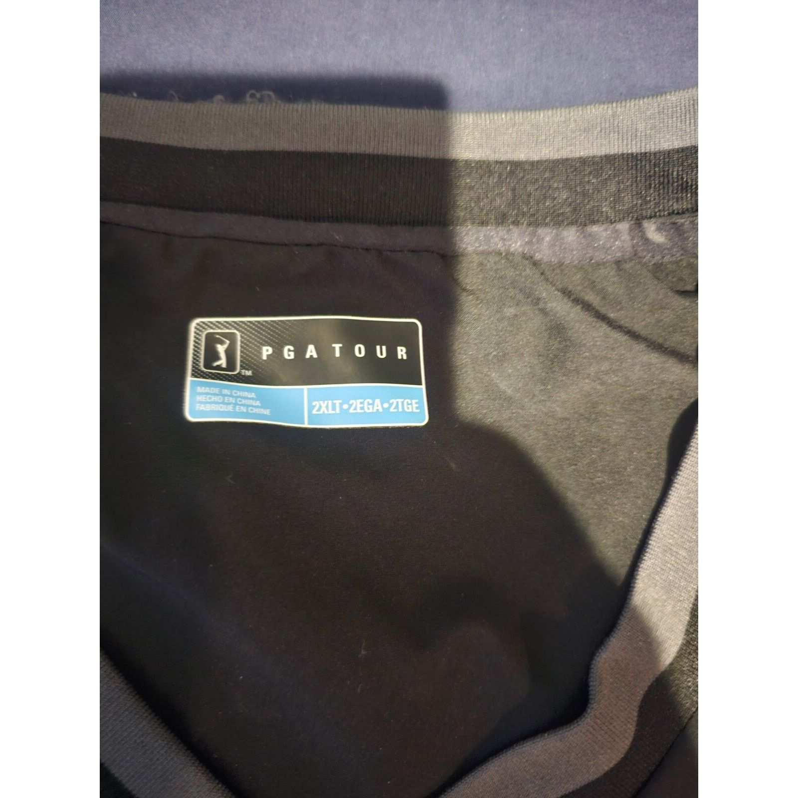 PGA Tour PGA Tour (2XL) Black Pull Over V-Neck Golf Sweatshirt Size US XXL / EU 58 / 5 - 2 Thumbnail
