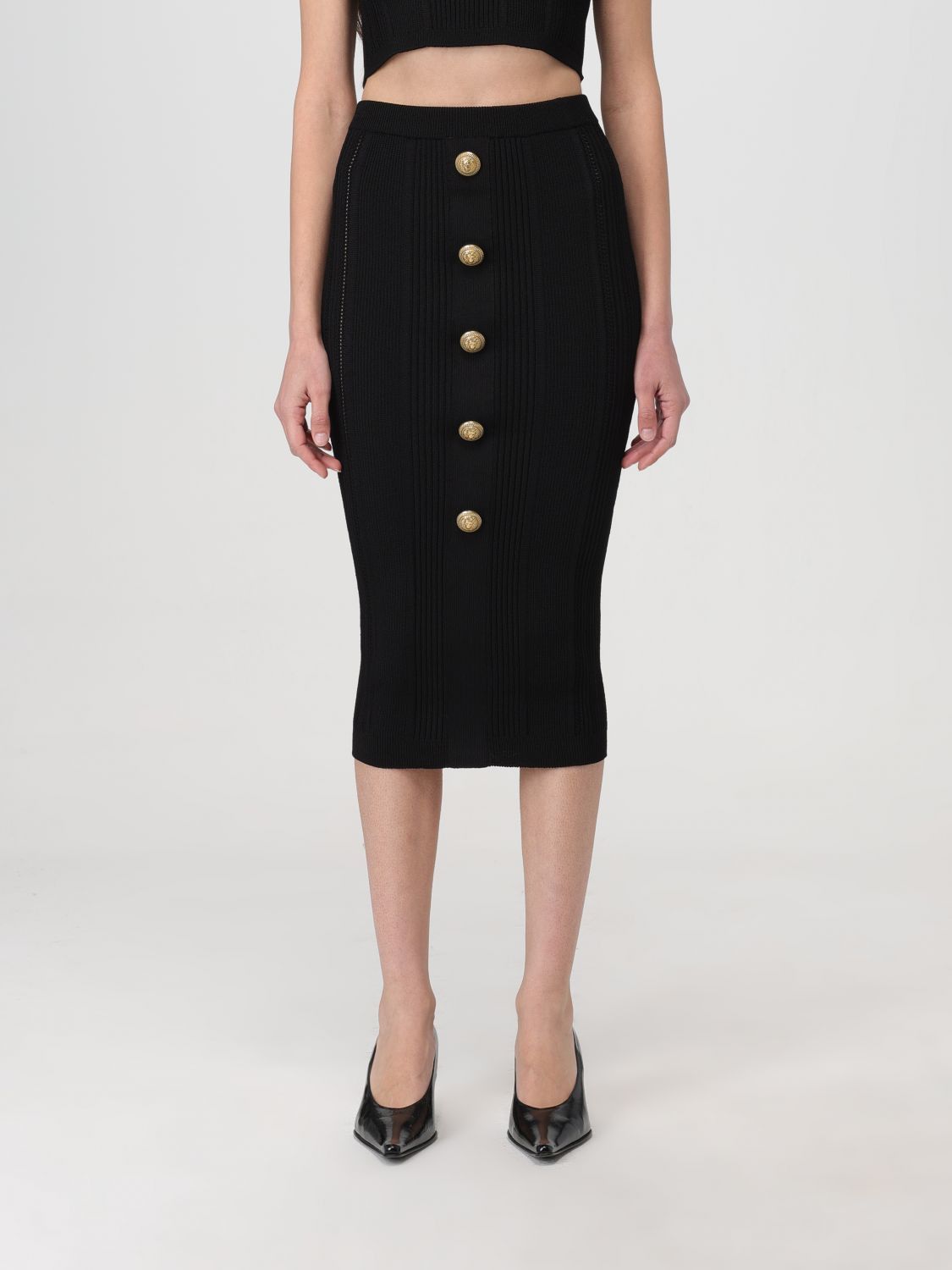 image of Balmain Skirt Woman Black, Women's (Size 26)