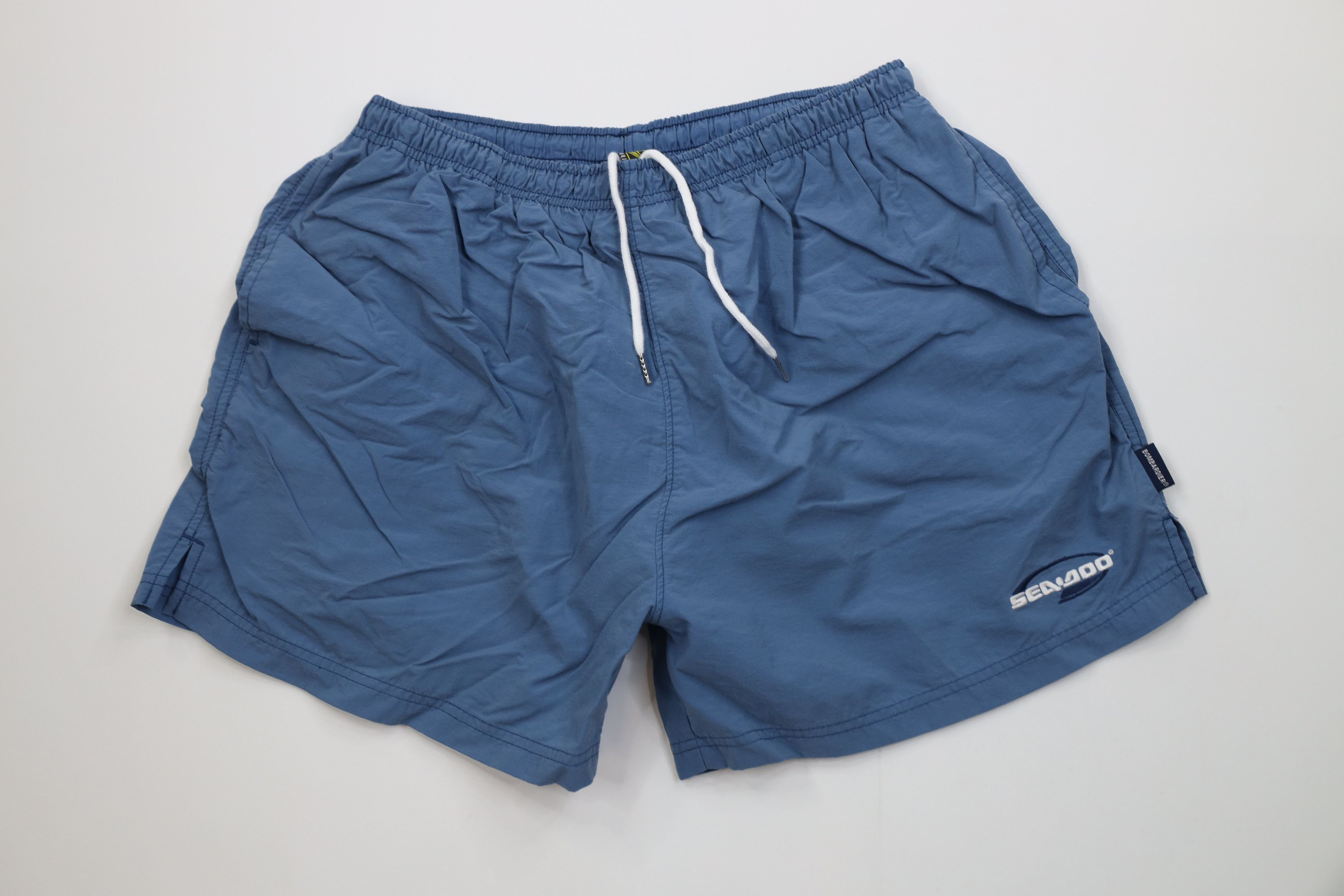 Vintage Vintage 90s Sea Doo Bombardier Lined Shorts Swim Trunks Size US 38 / EU 54 - 1 Thumbnail