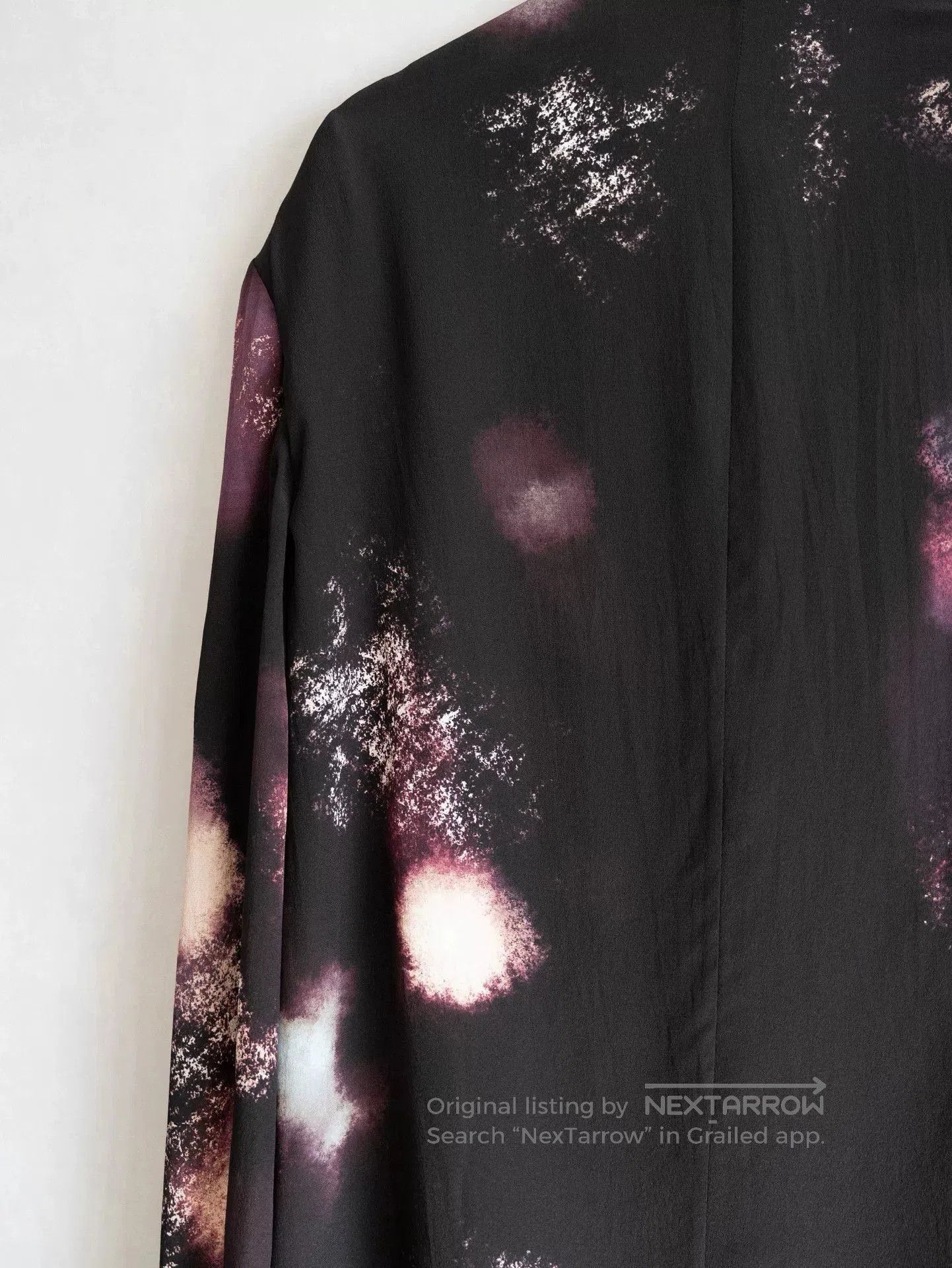 Yohji Yamamoto Yohji Yamamoto Silk Jacket with Unique Print. Size M / US 6-8 / IT 42-44 - 8 Thumbnail