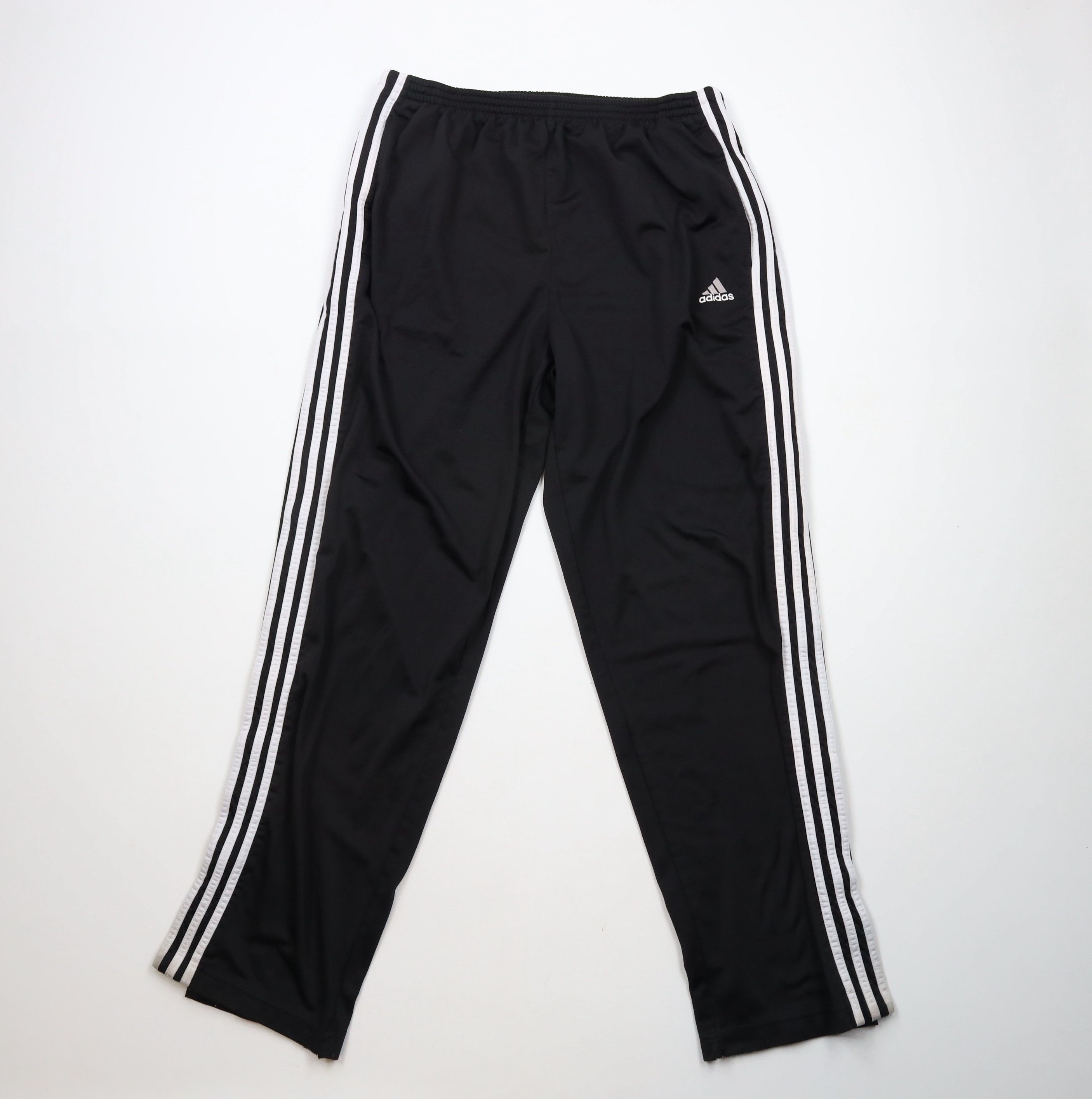 Adidas × Vintage Vintage Y2K 2000 Adidas Wide Leg Tearaway Pants Black Size US 38 / EU 54 - 1 Thumbnail
