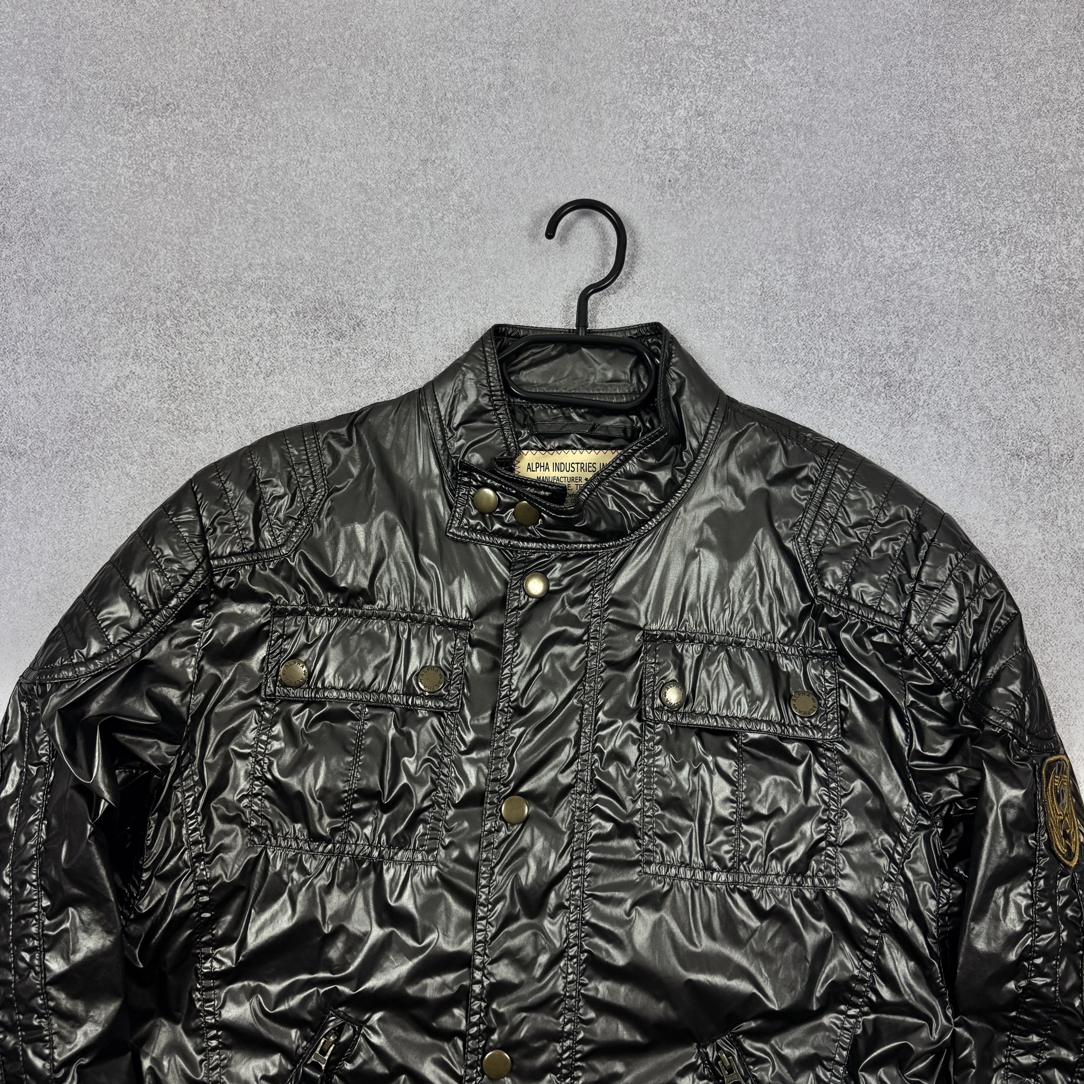 Alpha Industries Men`s Alpha Industries Riders Knoxville Nylon Jacket Size L Size US L / EU 52-54 / 3 - 5 Thumbnail