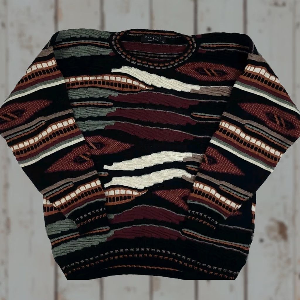 Morbid threads フレディニット Vintage VINTAGE Morbid Threads Acrylic Knit Sweater Freddie
