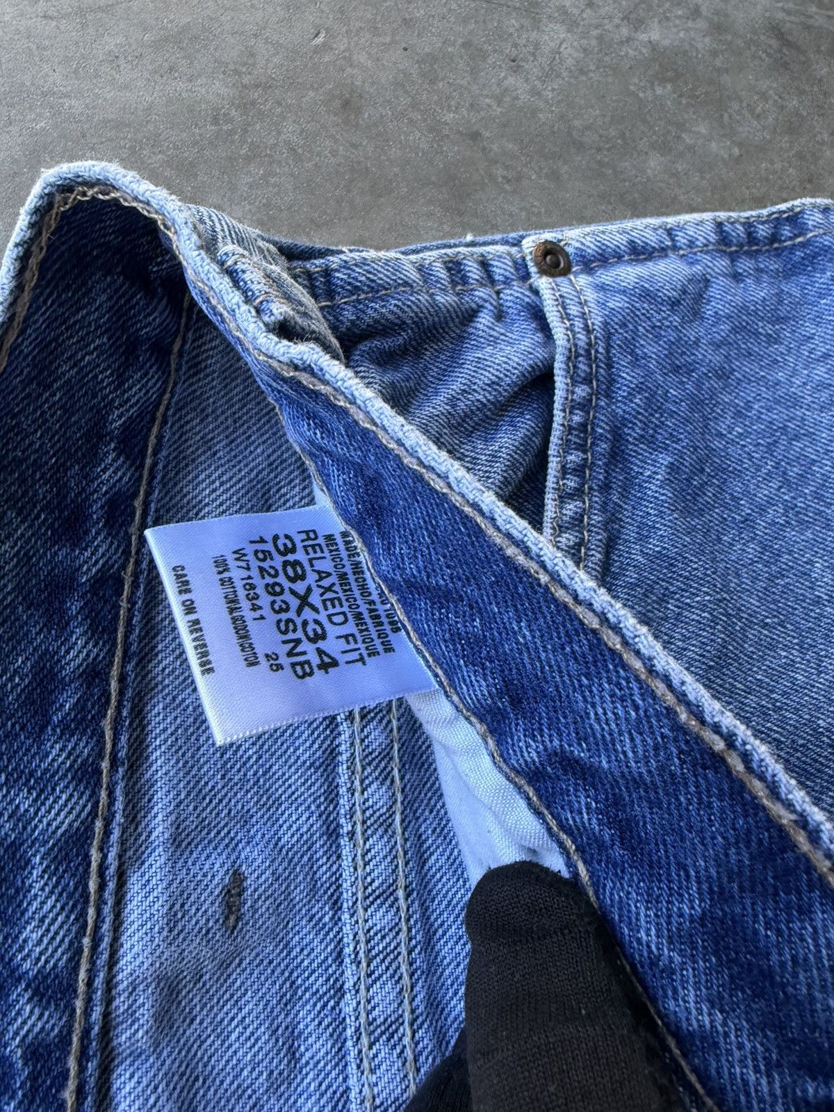 Dickies Dickies Double Knee Vintage Baggy Workwear Denim 1990s Size US 36 / EU 52 - 4 Thumbnail
