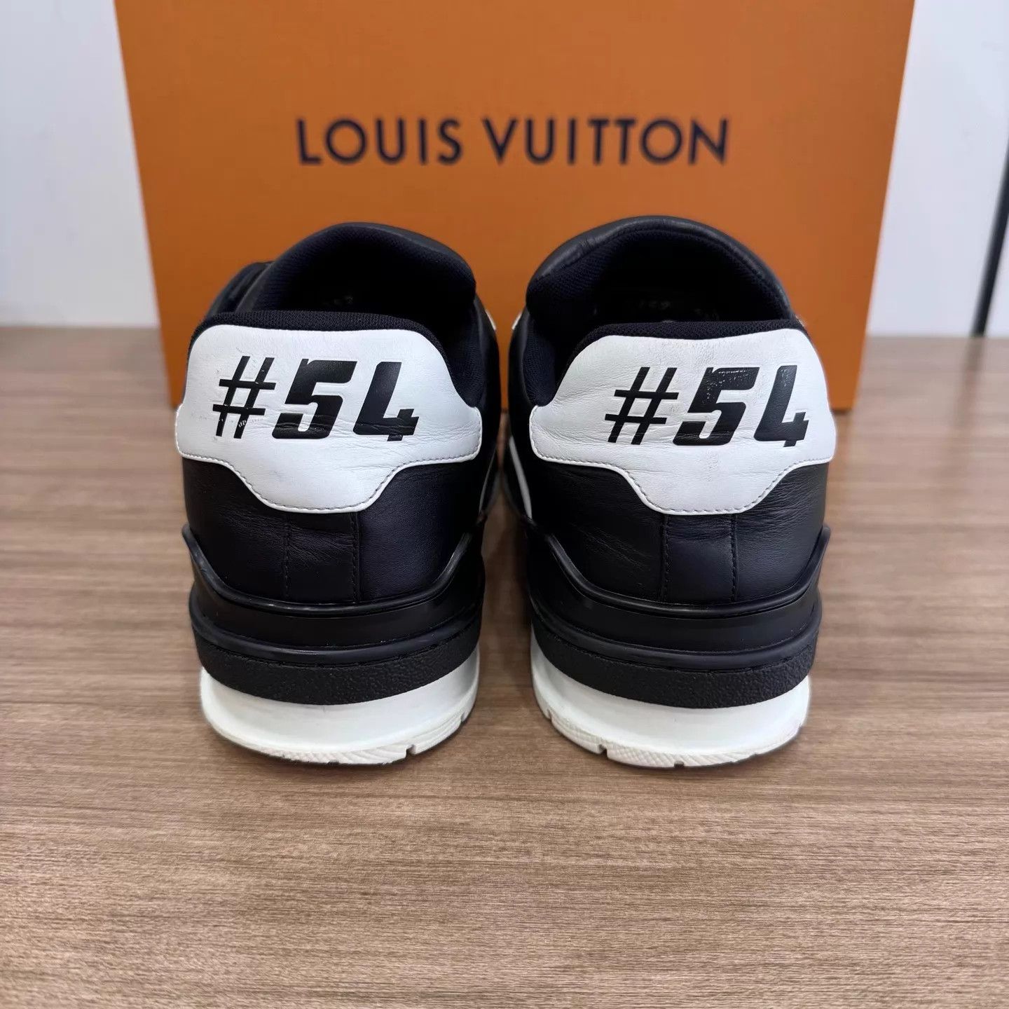 Louis Vuitton LV Trainer Black & Gray UK6.5 40.5 Size US 7.5 / EU 40-41 - 3 Thumbnail