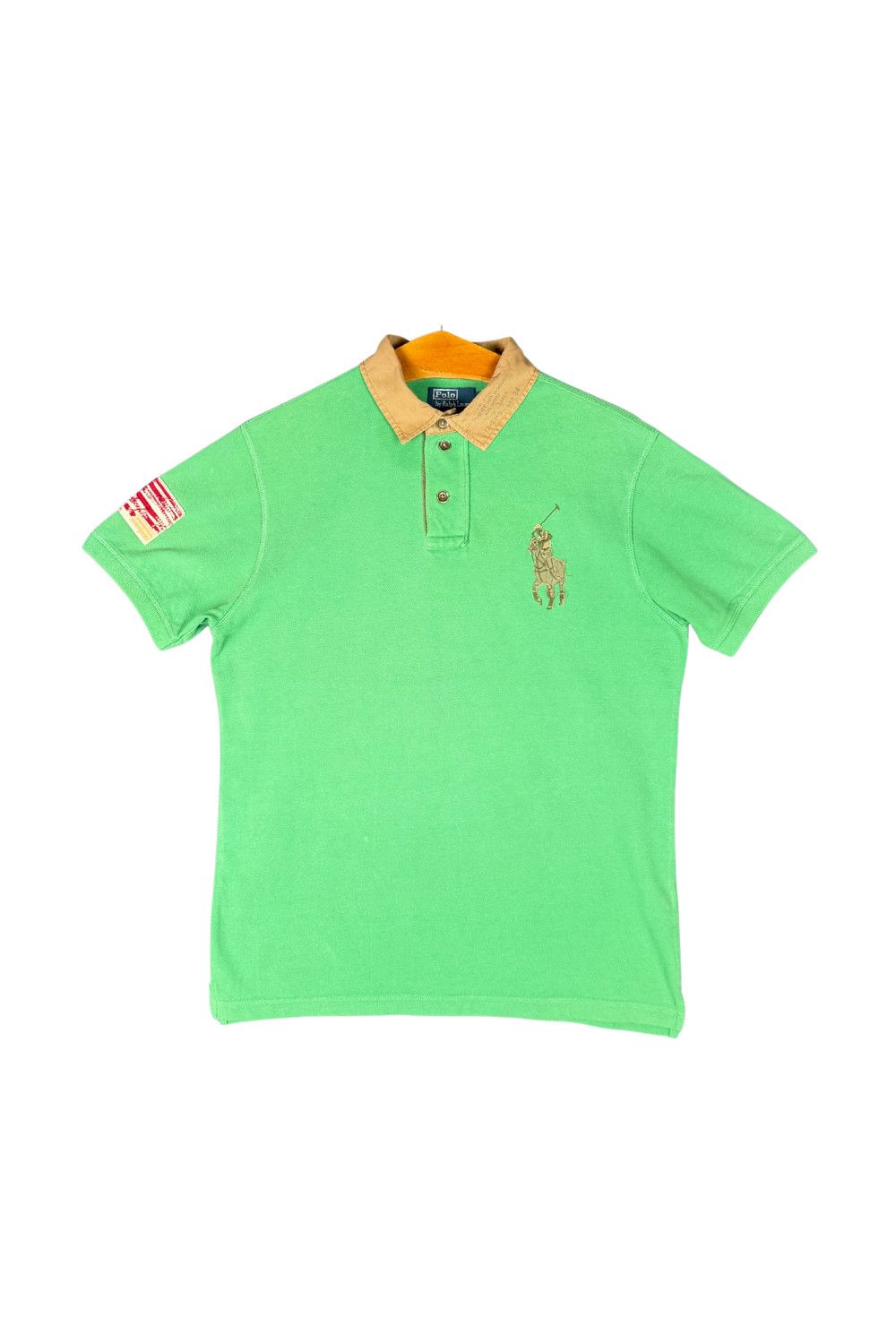 Polo Ralph Lauren Polo Ralph Lauren Big Pony Polo Shirt USA Patch Slim Fit RL Size US L / EU 52-54 / 3 - 1 Thumbnail