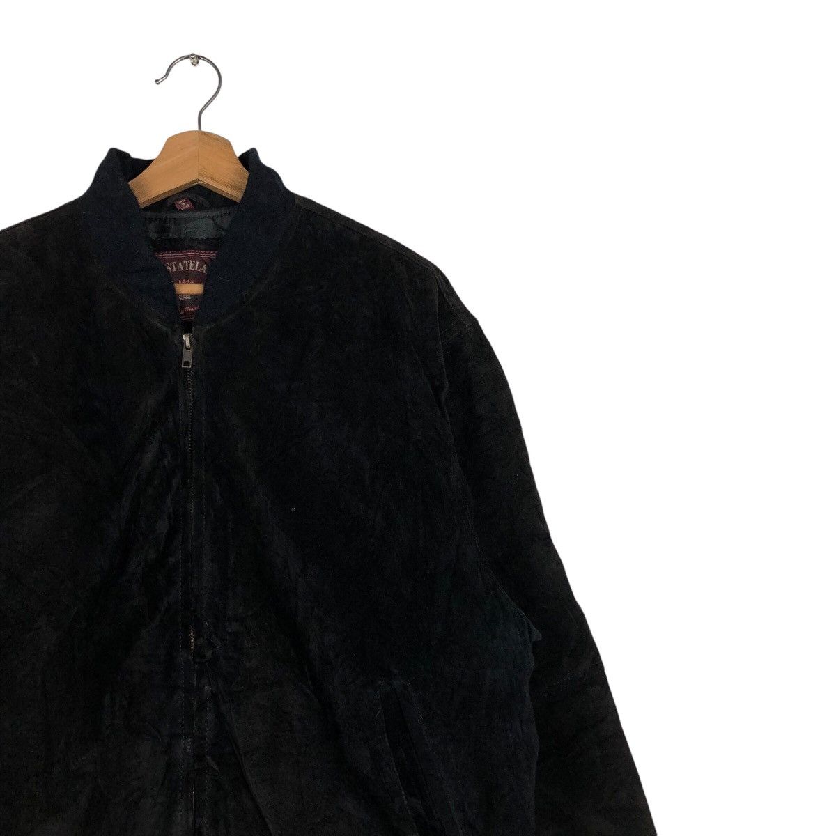 Japanese Brand 📌Vintage Pigskin Leather Jacket All Stateland Issey Miyake Size US L / EU 52-54 / 3 - 7 Thumbnail