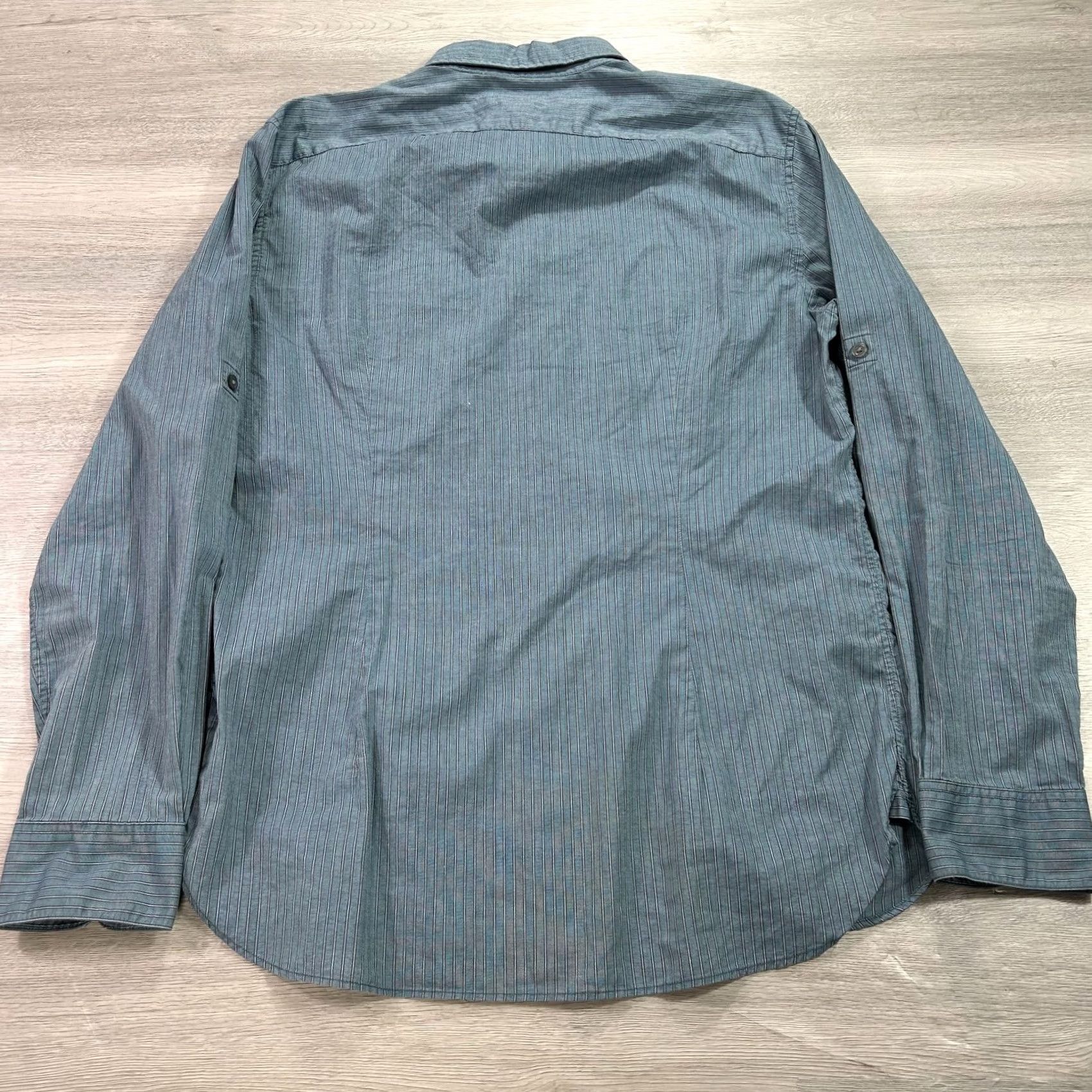 John Varvatos John Varvatos U.S.A. Shirt Mens Medium Striped Button-Down Long Sleeve MVS7C16 Size US M / EU 48-50 / 2 - 2 Thumbnail