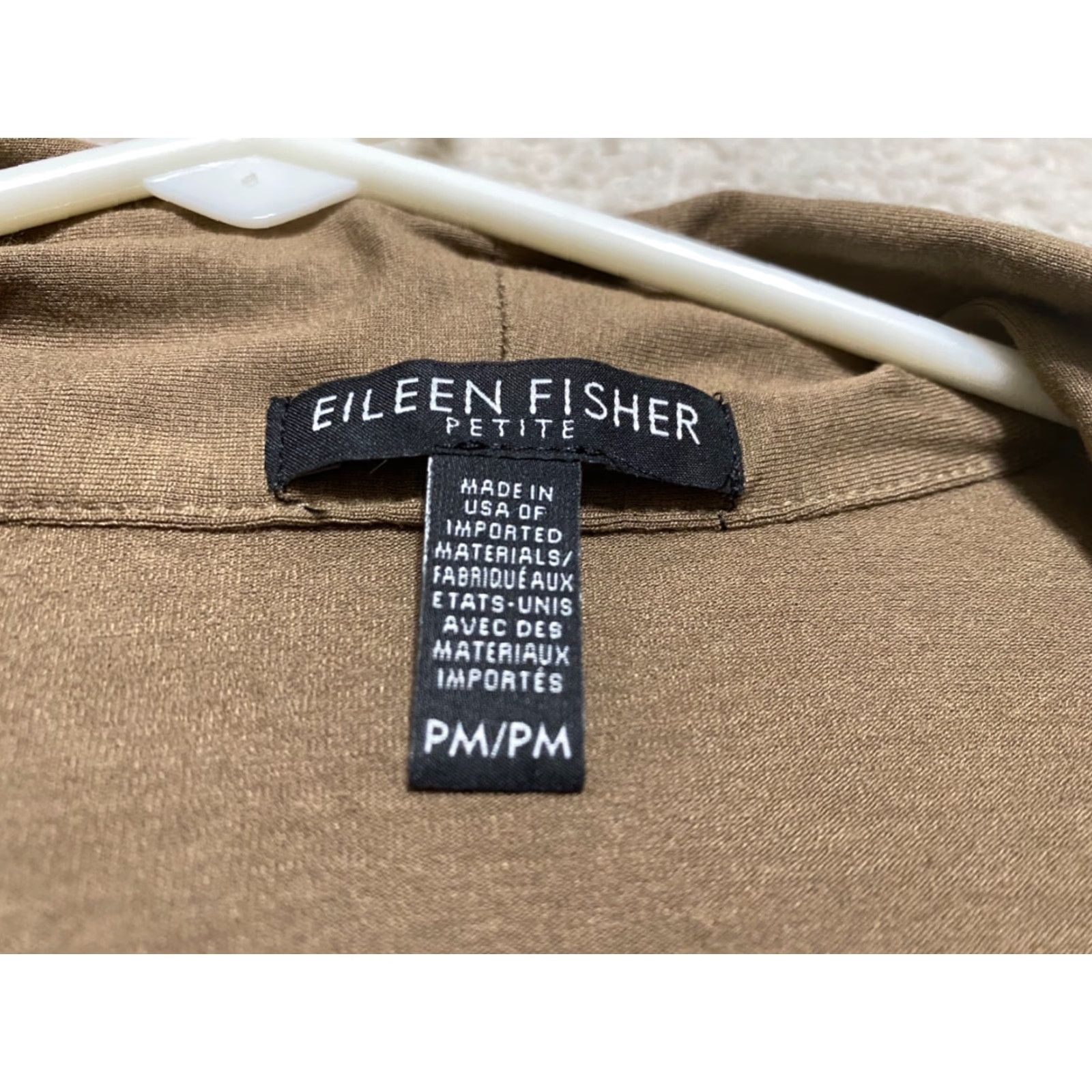 Eileen Fisher Eileen Fisher Cardigan Sweater Women PM L/S Open Front Brown Viscose Knit Knitwear Casual 1739 Size M / US 6-8 / IT 42-44 - 4 Thumbnail