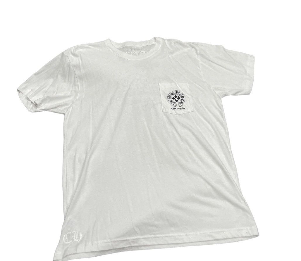 image of Chrome Hearts Las Vegas Tee in White, Men's (Size XL)