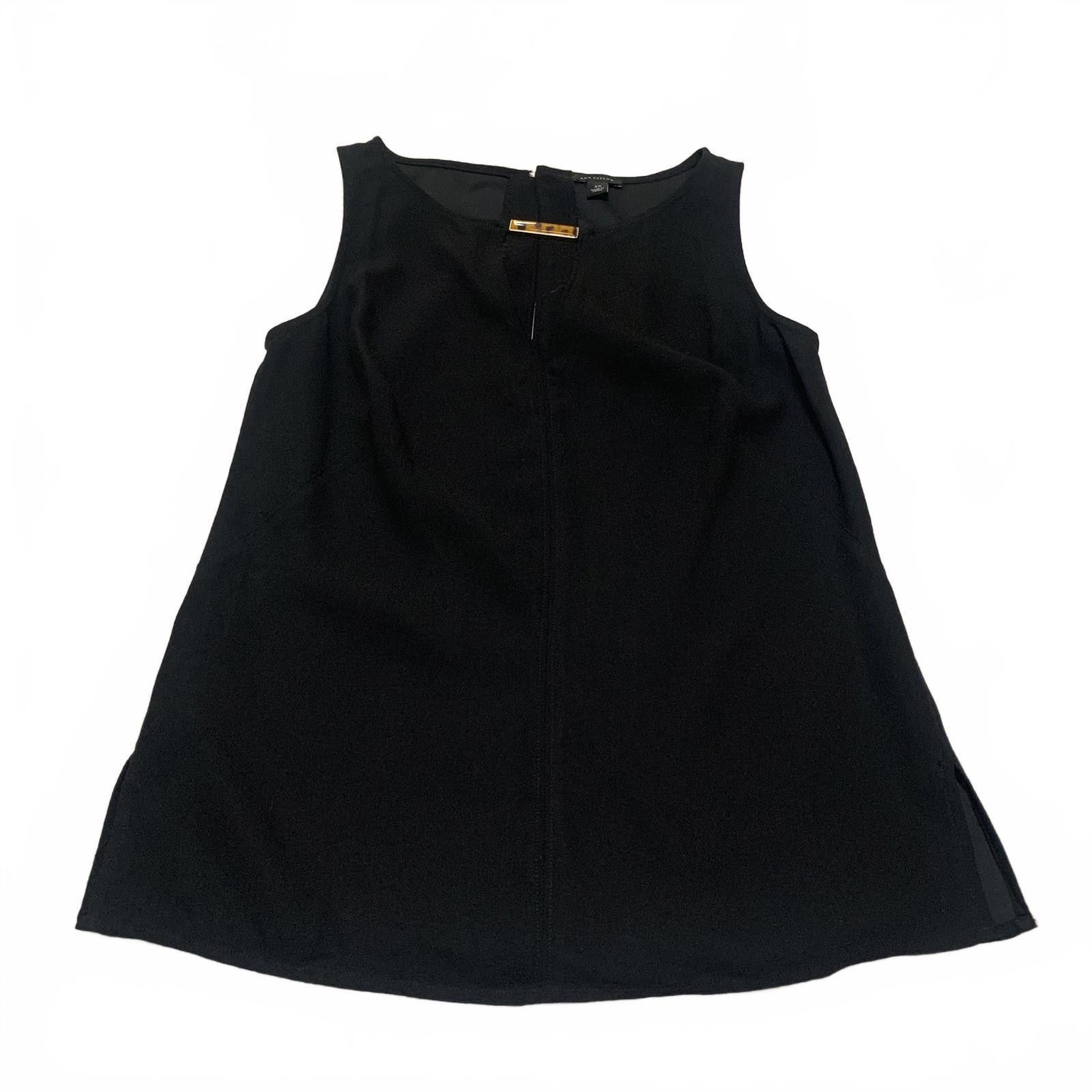 Ann Taylor Ann Taylor Women's Size X-Small Black Sleeveless Blouse Size XS / US 0-2 / IT 36-38 - 1 Thumbnail