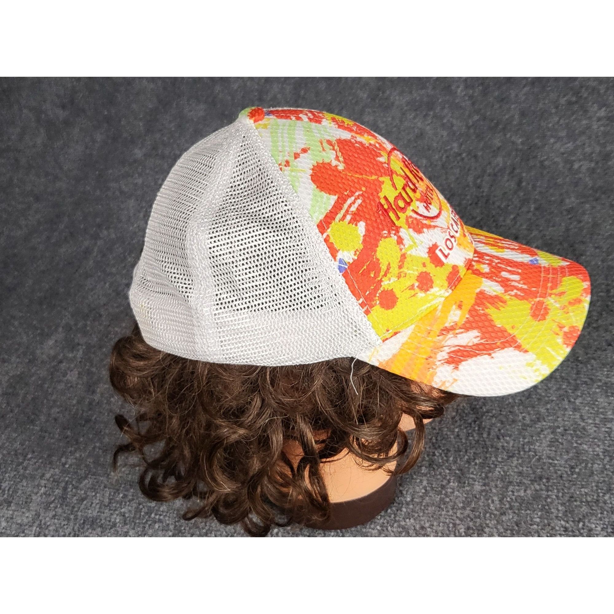 Hard Rock Cafe Hard Rock Hotel Los Cabos Snapback Hat Abstract Design Paint Size ONE SIZE - 4 Thumbnail