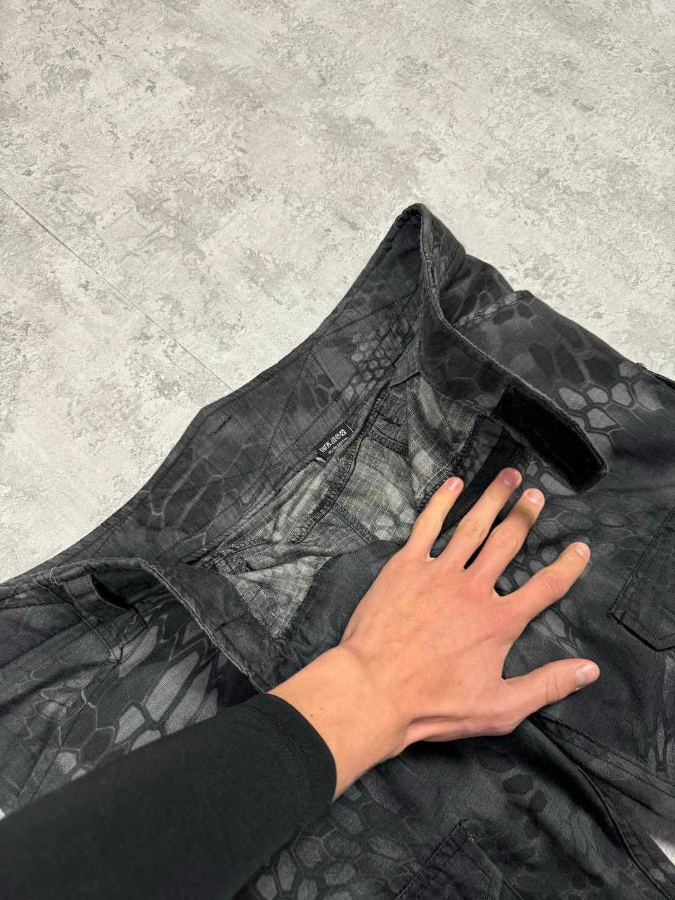 Japanese Brand Emerson Gray Camo Multipocket Tactical Pants Size 36 Size US 36 / EU 52 - 10 Thumbnail