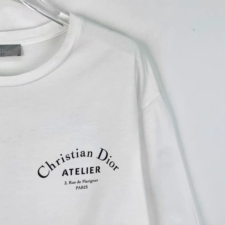 Dior Dior White logo letter print cotton round-neck short-sleev Size US XS / EU 42 / 0 - 3 Thumbnail