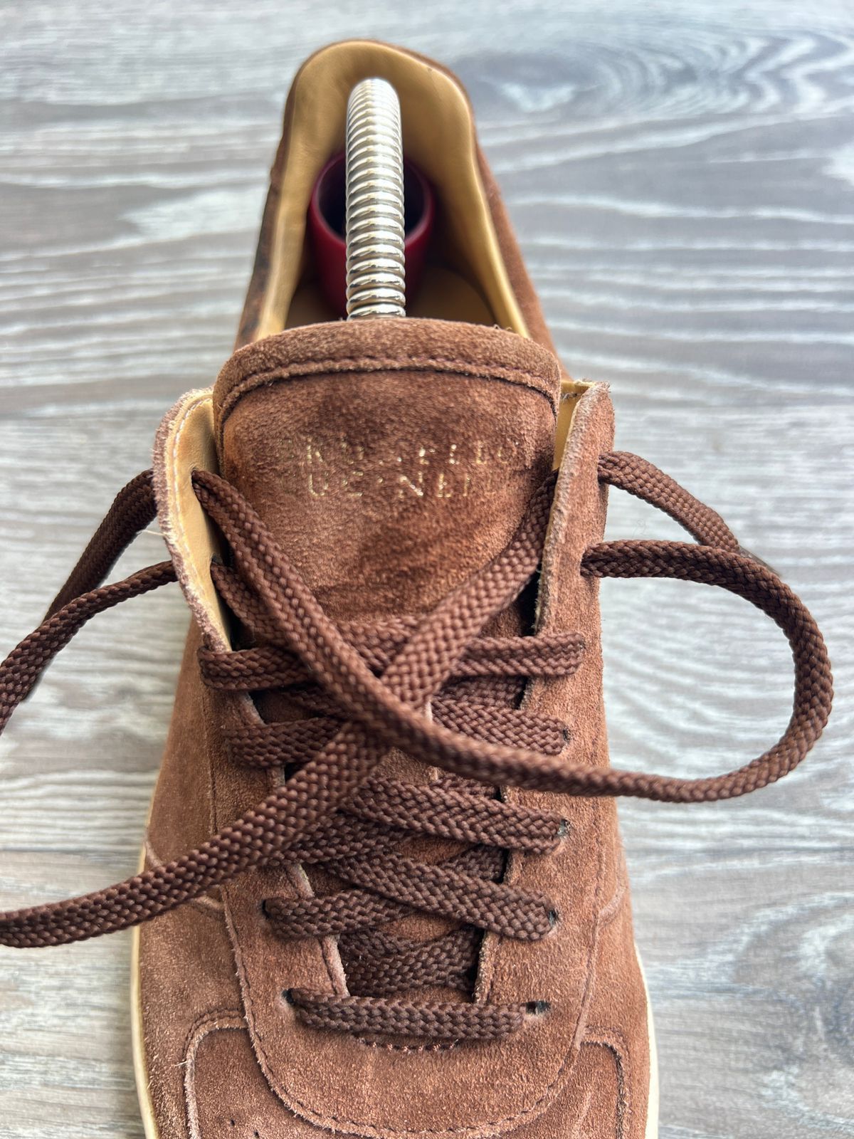 Brunello Cucinelli Brunello Cucinelli Brown Suede Sneakers Sz 40 Size US 7 / EU 40 - 3 Thumbnail