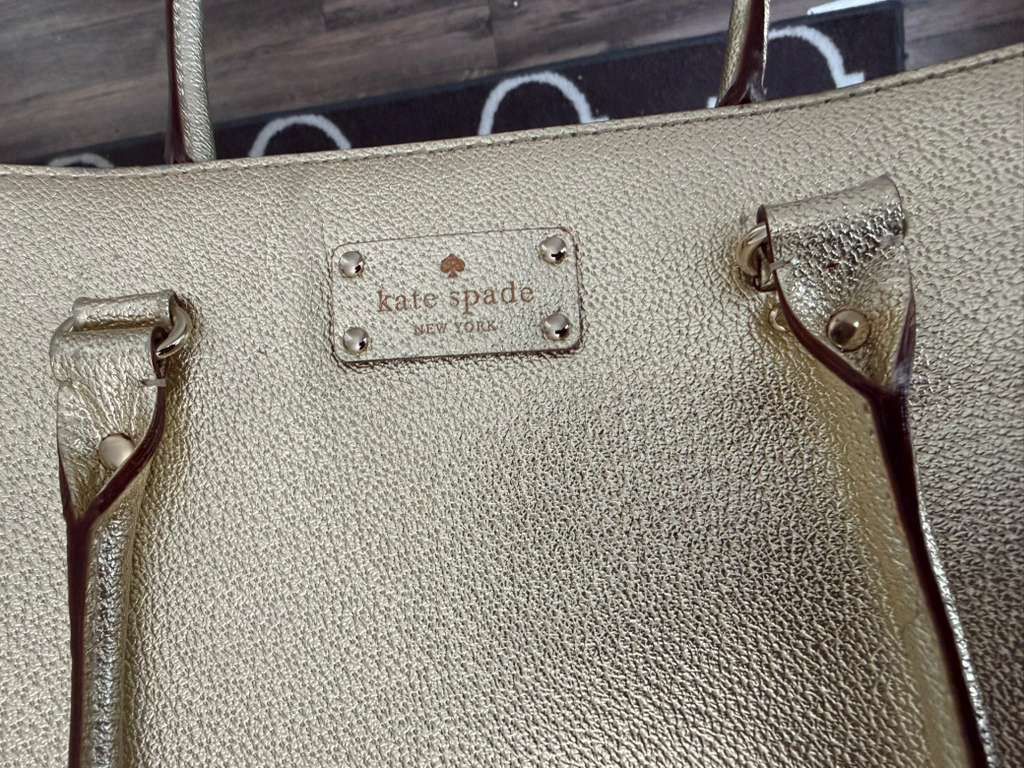 Kate Spade Kate Spade Wellesley Quinn Tote, Shimmery Boarskin Leather Size ONE SIZE - 6 Thumbnail
