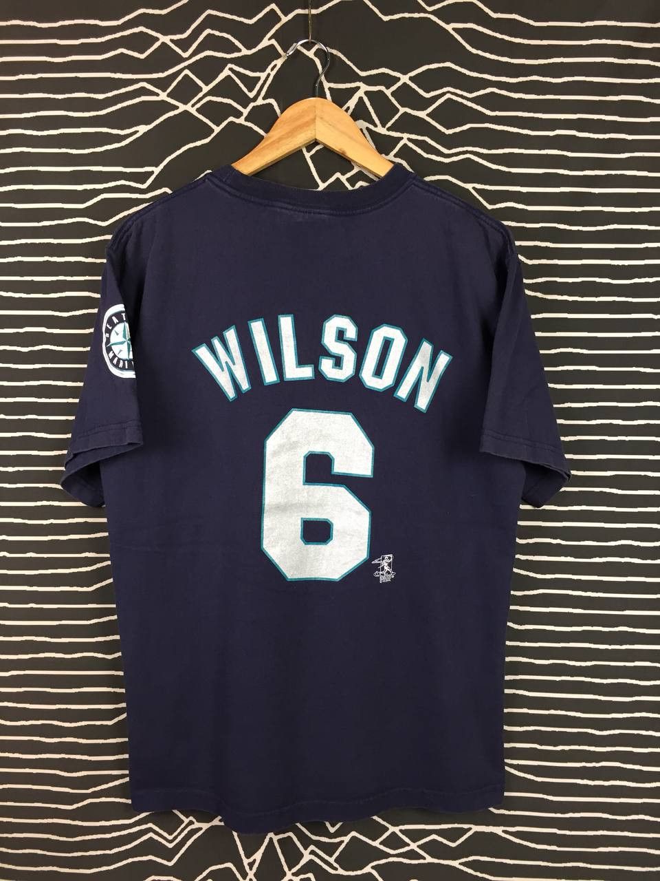 Majestic × Sports Specialties × Vintage Vtg Majestic MLB Seattle Mariners Dan Wilson Tee Size US M / EU 48-50 / 2 - 5 Thumbnail