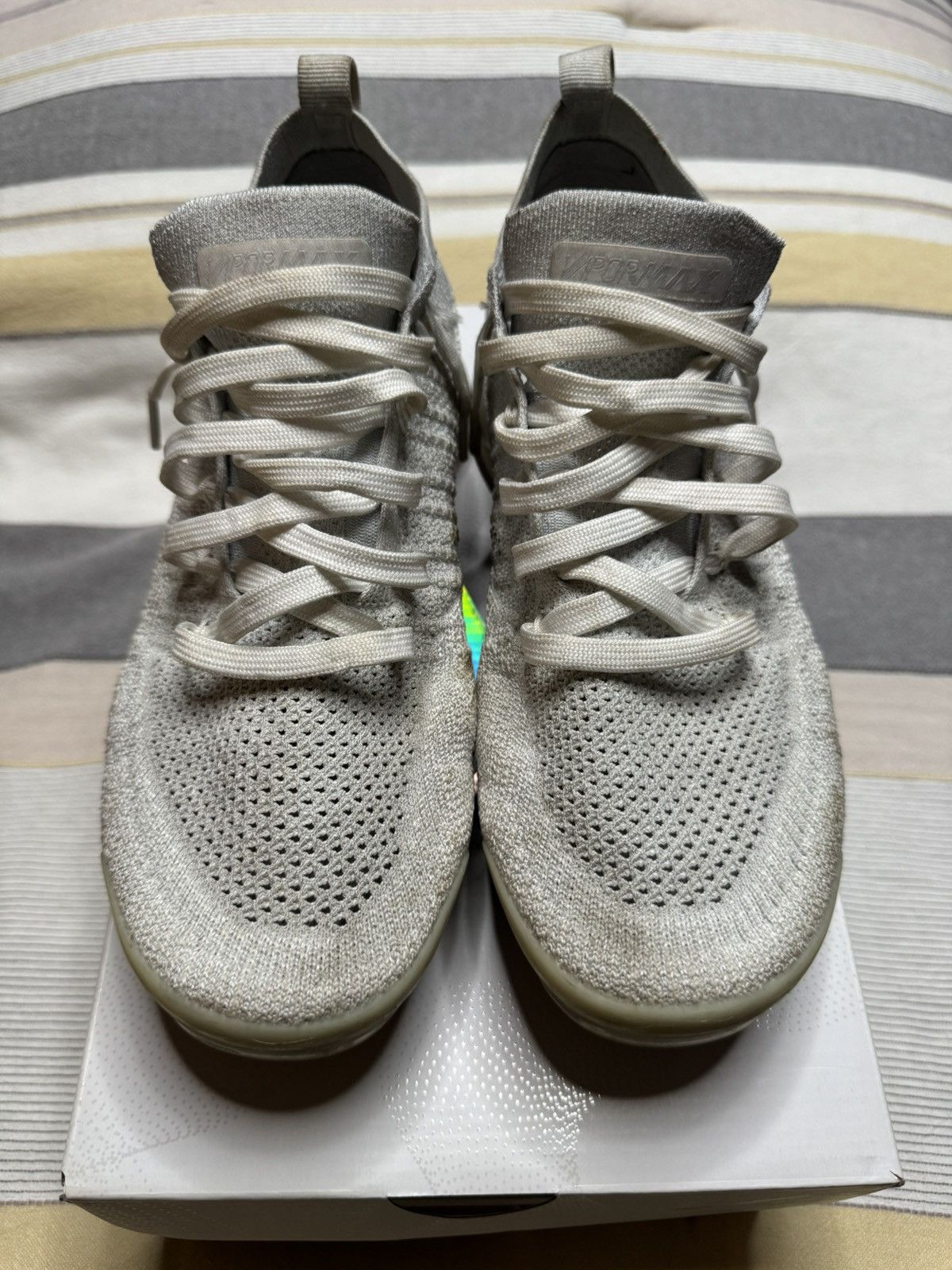 Nike Nike Air Vapormax Flyknit 2 “Pure Platinum” Size US 9 / EU 42 - 1 Thumbnail