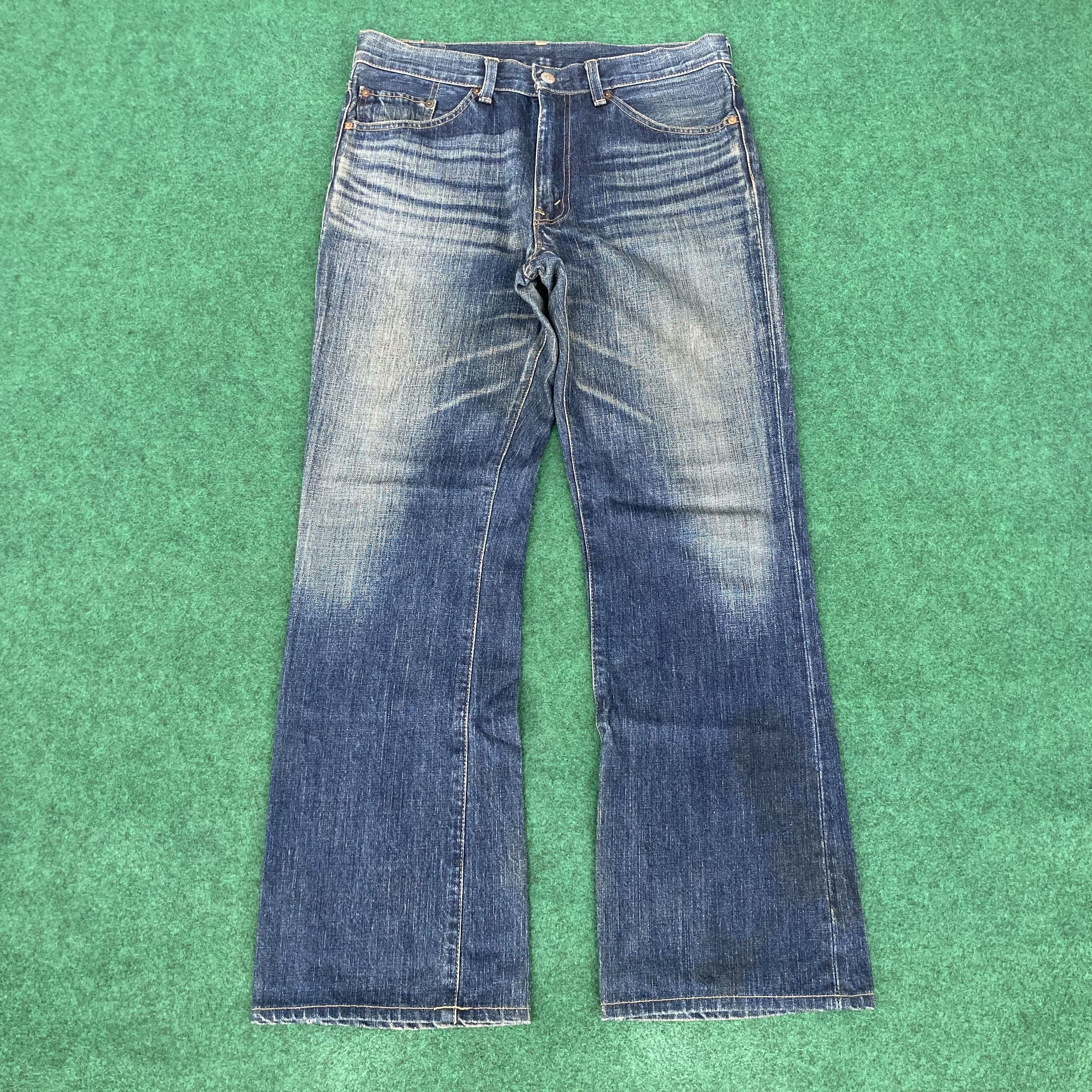 Levi's × Vintage 32x30.5 Vtg Levis 517 Denim Bootcut Faded Punk Grunge Jeans Size US 32 / EU 48 - 1 Thumbnail