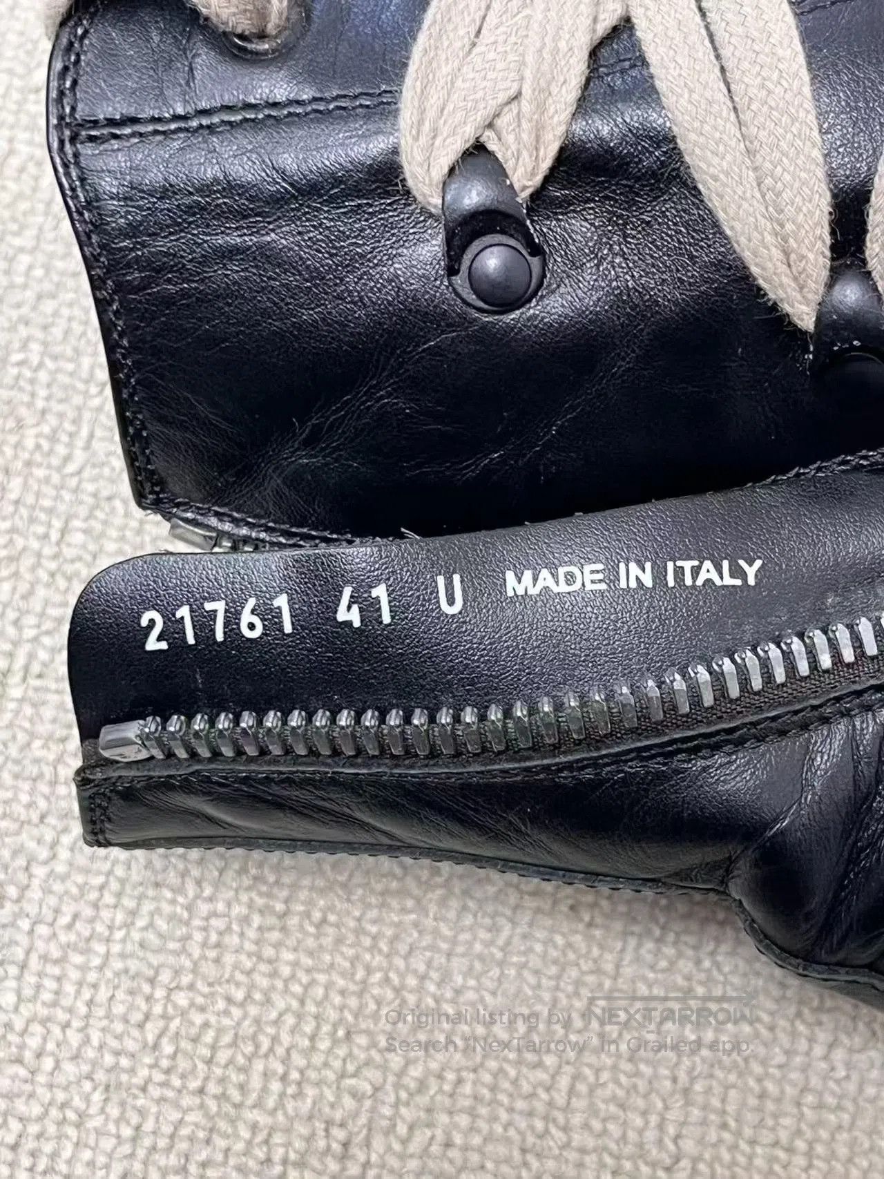 Rick Owens Rick Owens Tecuatl Men's High-Top Sneakers. Size US 8 / EU 41 - 8 Thumbnail