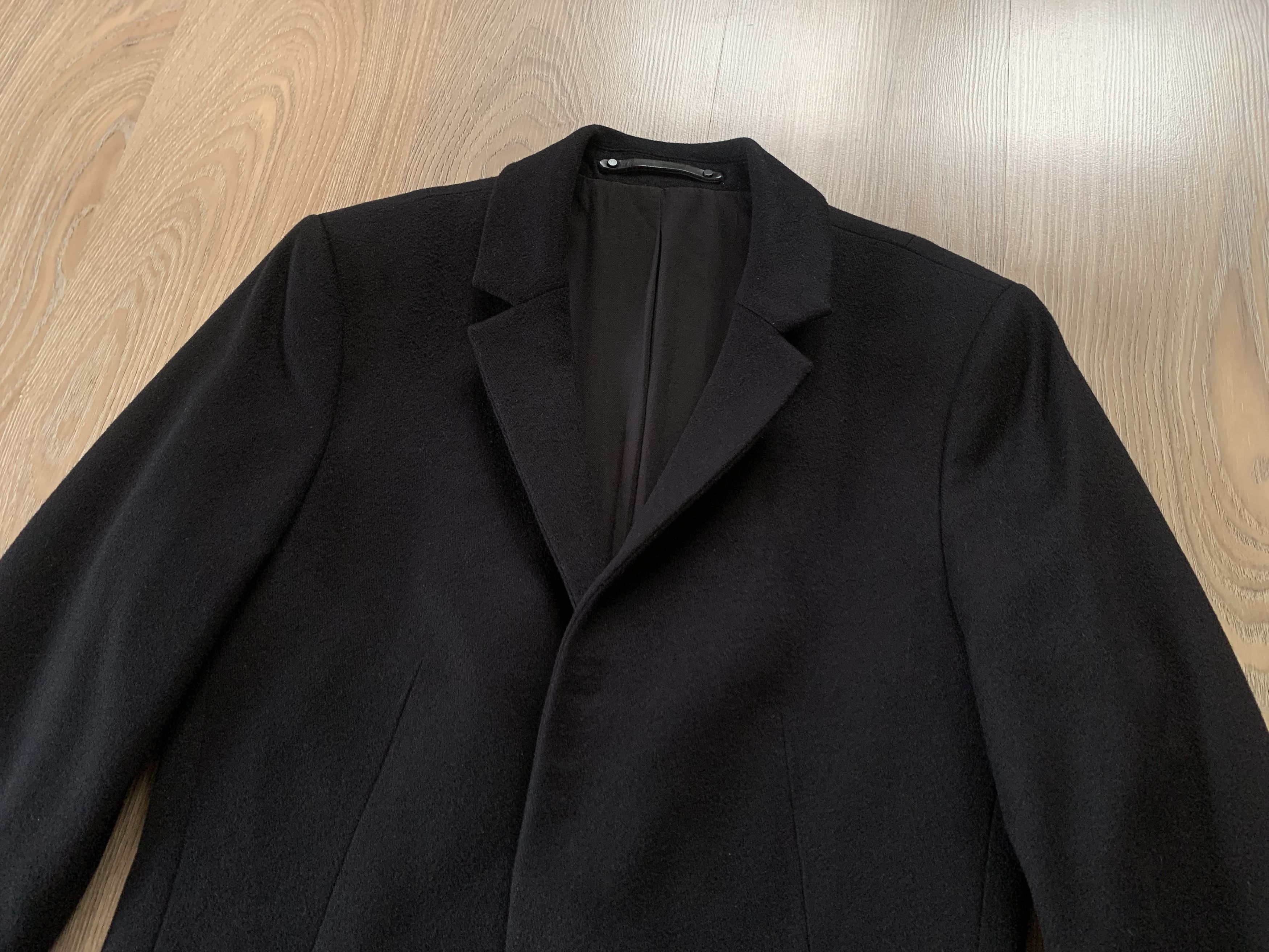 Allsaints Allsaints Fido Coat Black Wool Blend Overcoat Size US XS / EU 42 / 0 - 6 Thumbnail