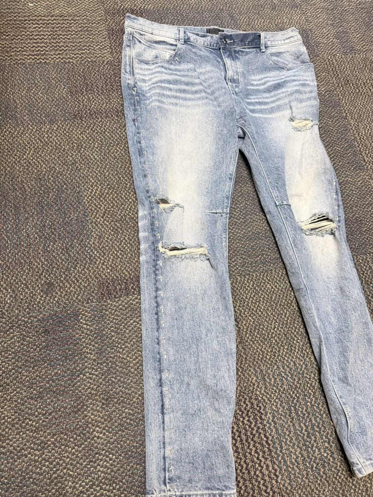 Rta Rta Bryant Cross Stretch High-Rise Slim-Fit Jeans Size US 38 / EU 54 - 2 Thumbnail