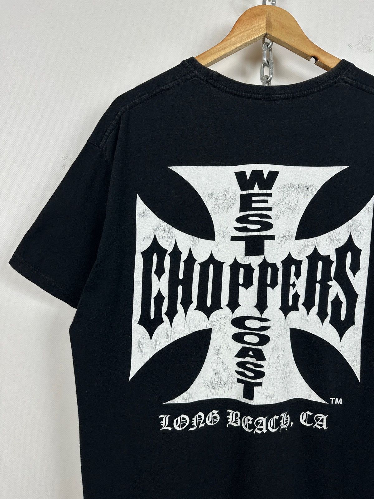 West Coast Choppers Vintage West Coast Choppers Faded Black T-Shirt Paul Walker Size US XL / EU 56 / 4 - 8 Thumbnail