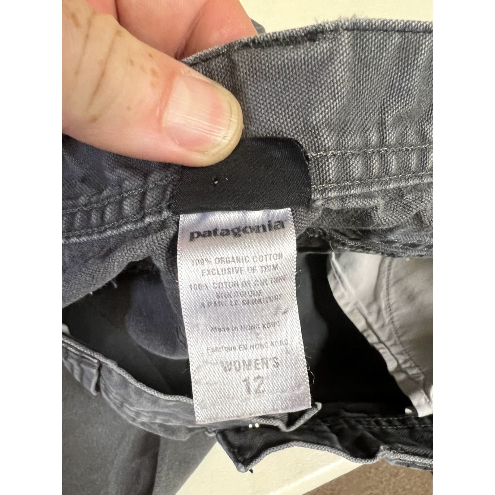 Patagonia Patagonia Womens Workwear Shop Duck Canvas Work Pant 12 Gray Size 34" / US 12 / IT 48 - 5 Thumbnail