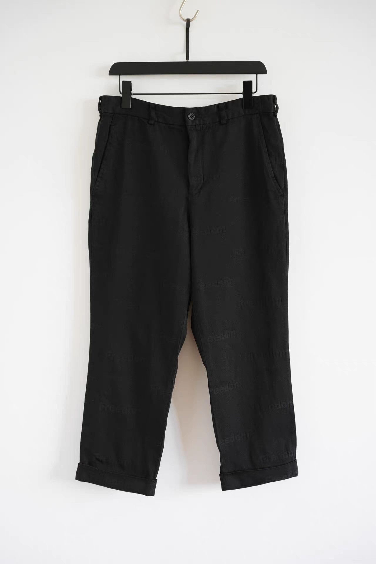 Comme des Garcons Comme des Garcons 19aw Freedom Slogan Trousers K4 Size US 36 / EU 52 - 1 Thumbnail