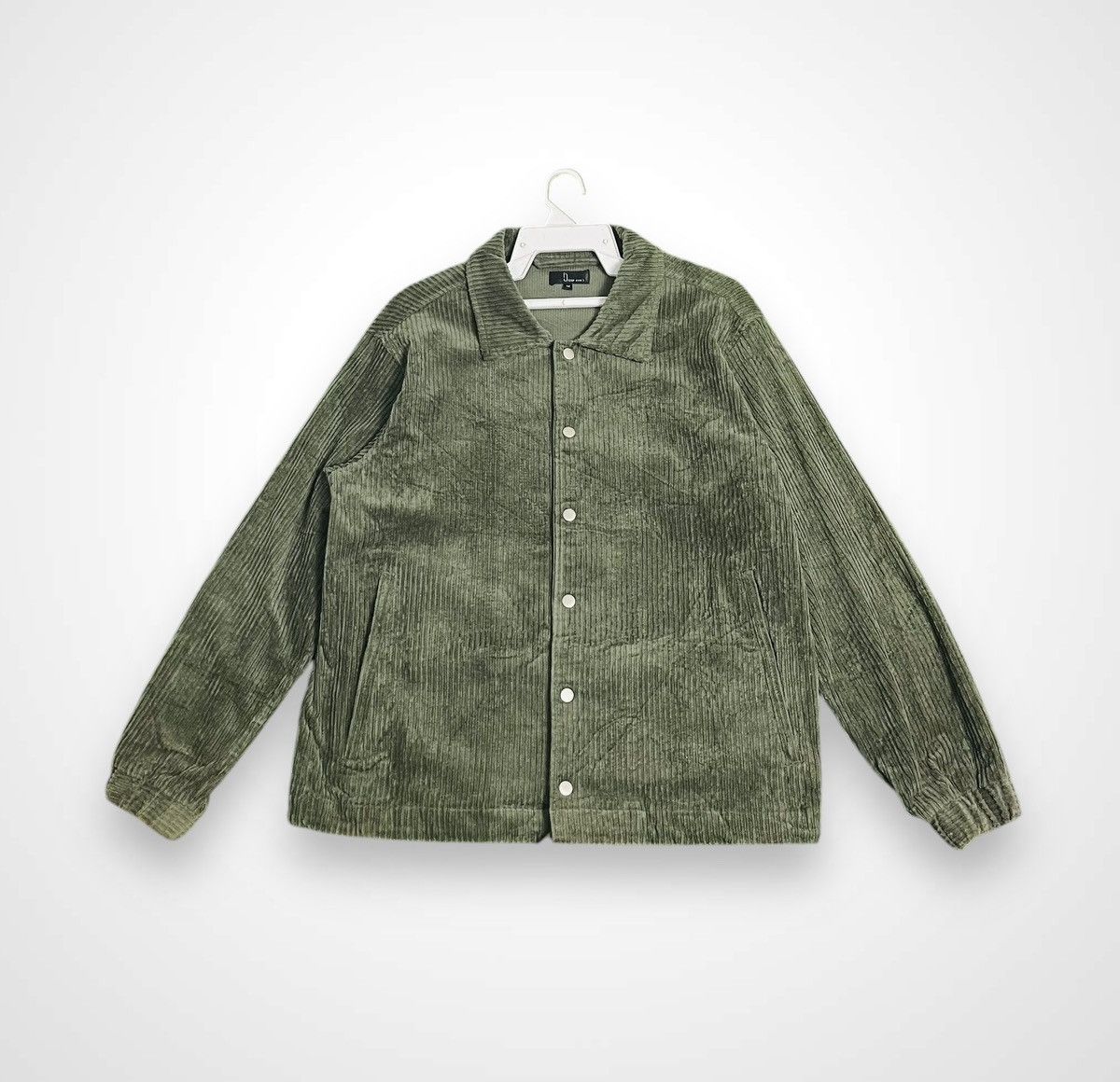 Japanese Brand Zip Five Button Tap Corduroy Jacket (20) Size US L / EU 52-54 / 3 - 1 Thumbnail