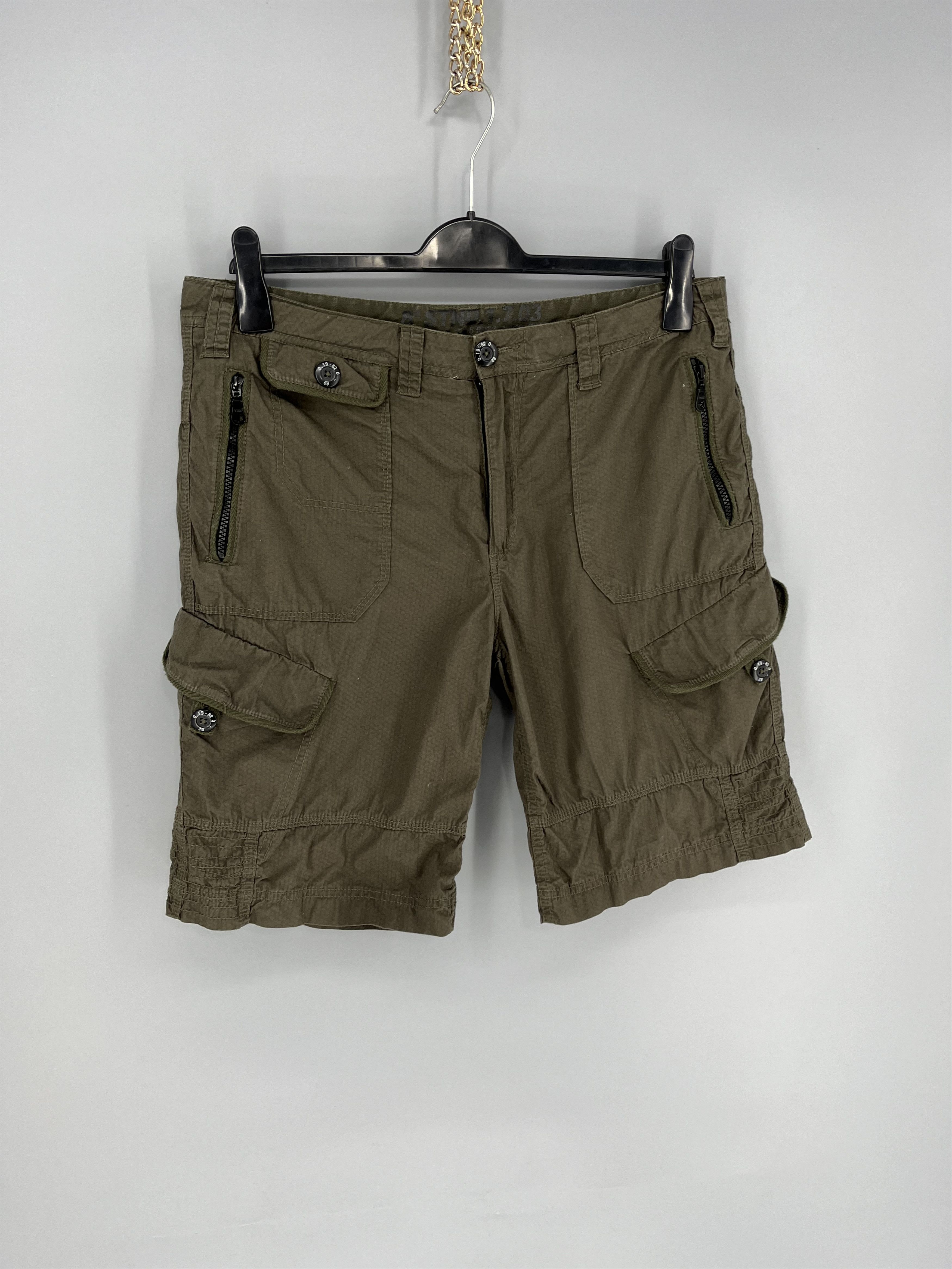 Vintage Vintage Army frst Combat Cargo Shorts Size US 36 / EU 52 - 2 Thumbnail