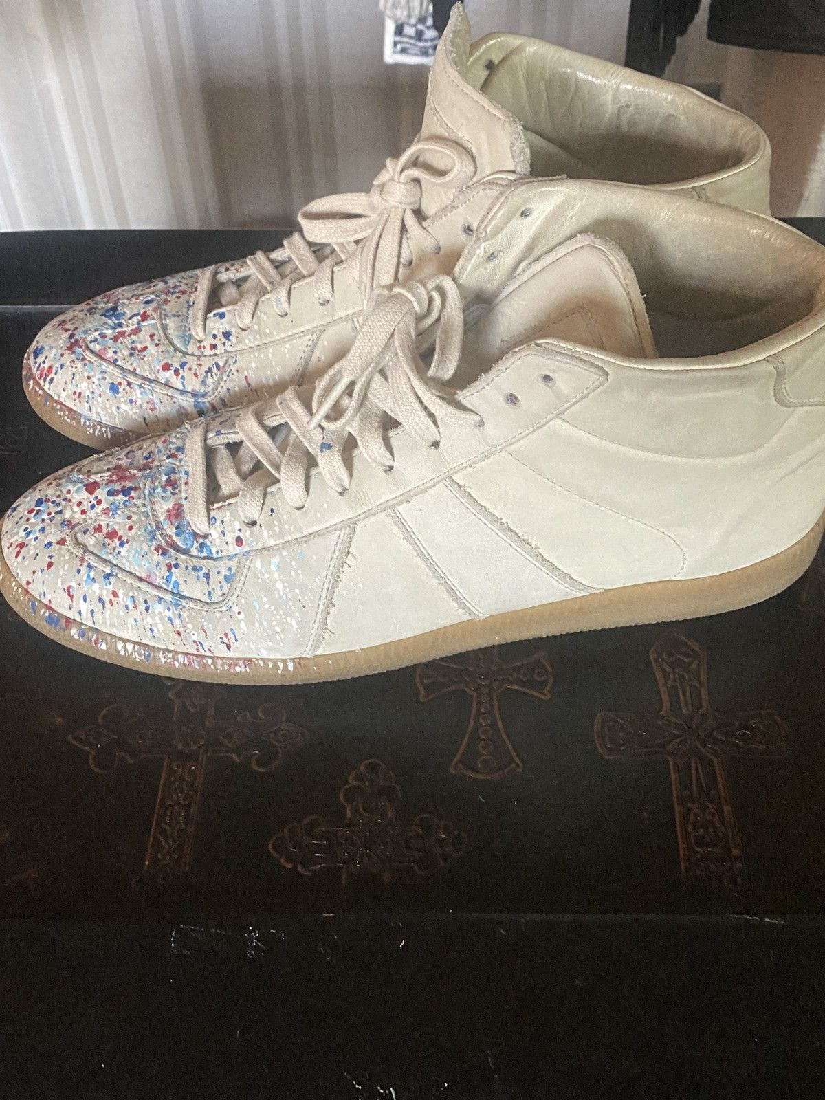 Maison Margiela paint splatter gats