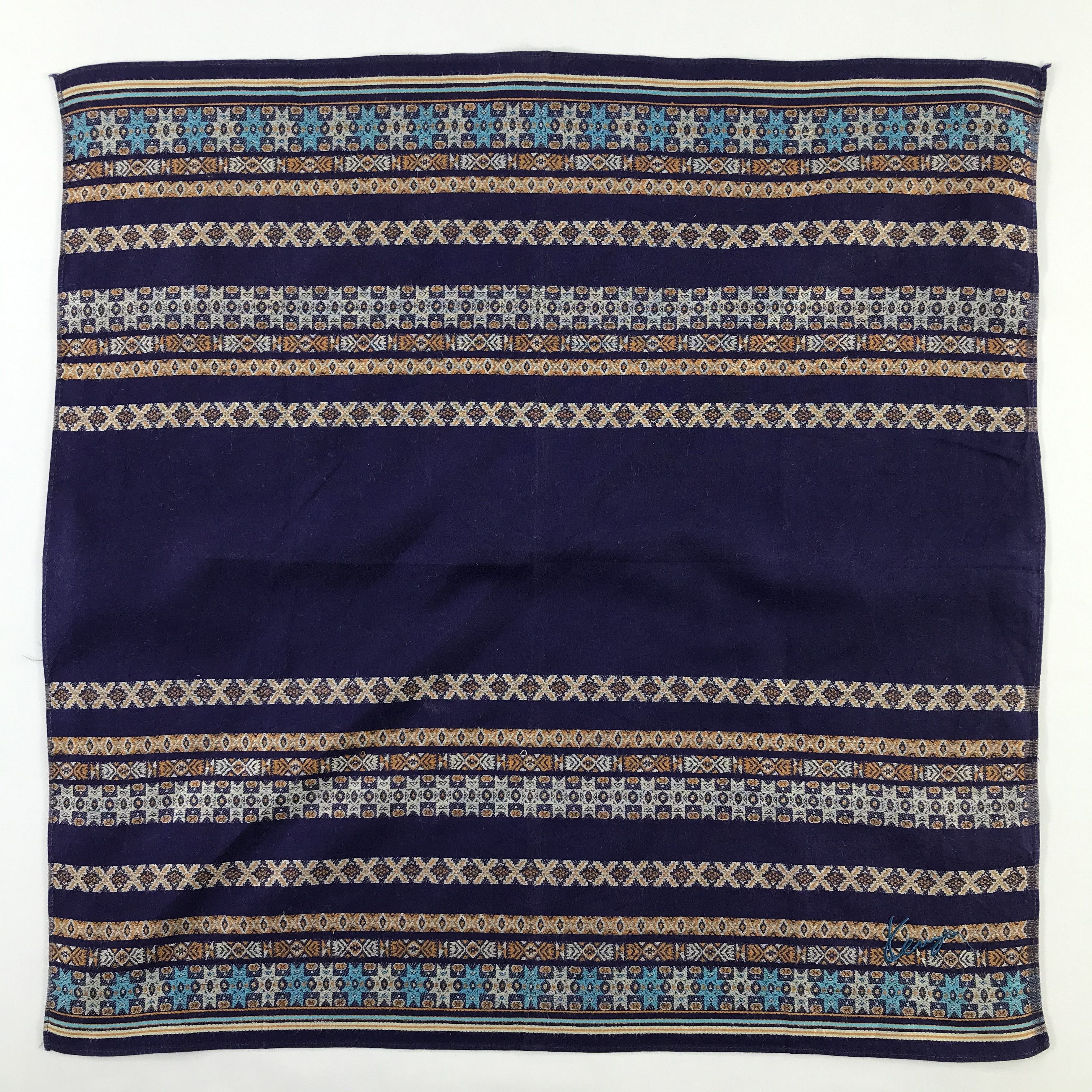 Kenzo × Vintage Kenzo Bandana / Handkerchief / Neckerchief - S742 Size ONE SIZE - 1 Thumbnail