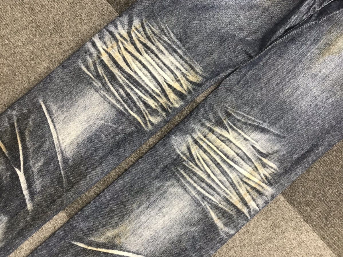 Japanese Brand 💥SICK💥semantic design Biker Style Sick Fades Denim F225 Size US 31 - 18 Thumbnail