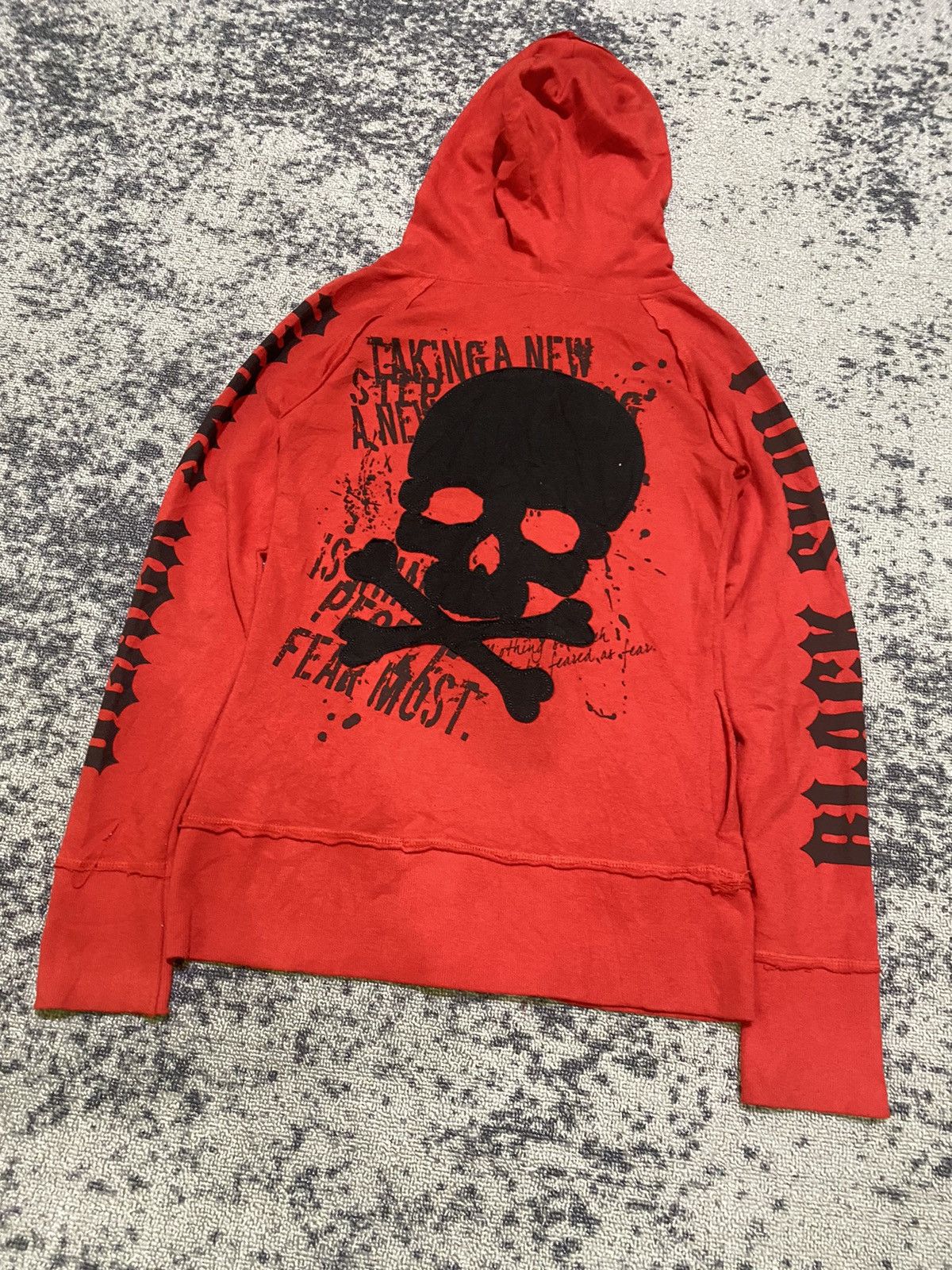 Hysteric Glamour Y2k Sky bomber skull fsixwasnine zip hoodie Size US M / EU 48-50 / 2 - 4 Thumbnail