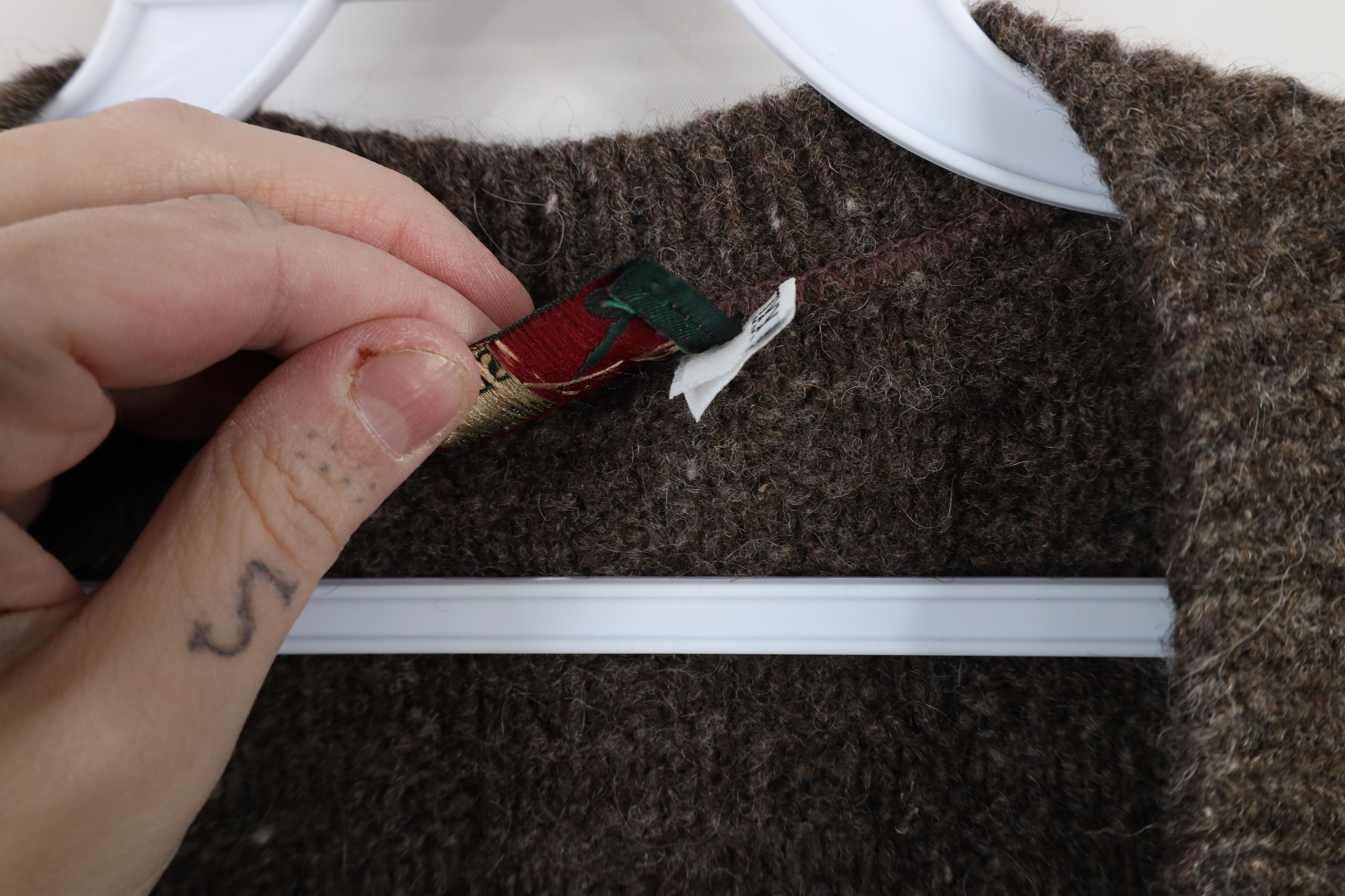 Orvis × Vintage Vintage 70s Orvis Cross Weave Knit Cardigan Sweater Vest USA Size US XXL / EU 58 / 5 - 6 Thumbnail