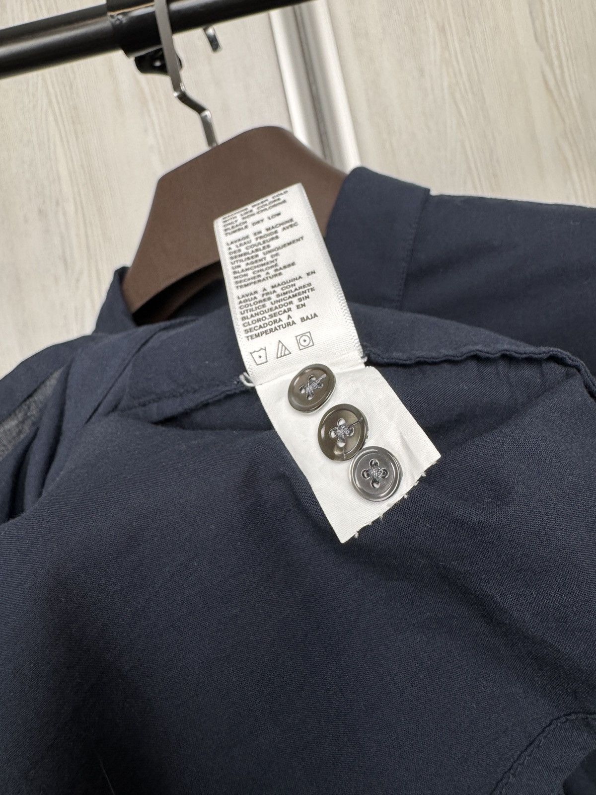 James Perse Standard James Perse solid navy blue vintage rare ls shirt Size US XXL / EU 58 / 5 - 13 Thumbnail
