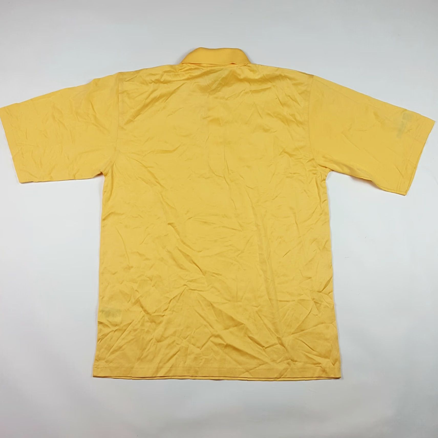 Vintage VINTAGE Slazenger Polo Shirt Mens Short Sleeve Yellow Golf Tennis 90s Retro Knit Cotton Size M Size US M / EU 48-50 / 2 - 4 Thumbnail