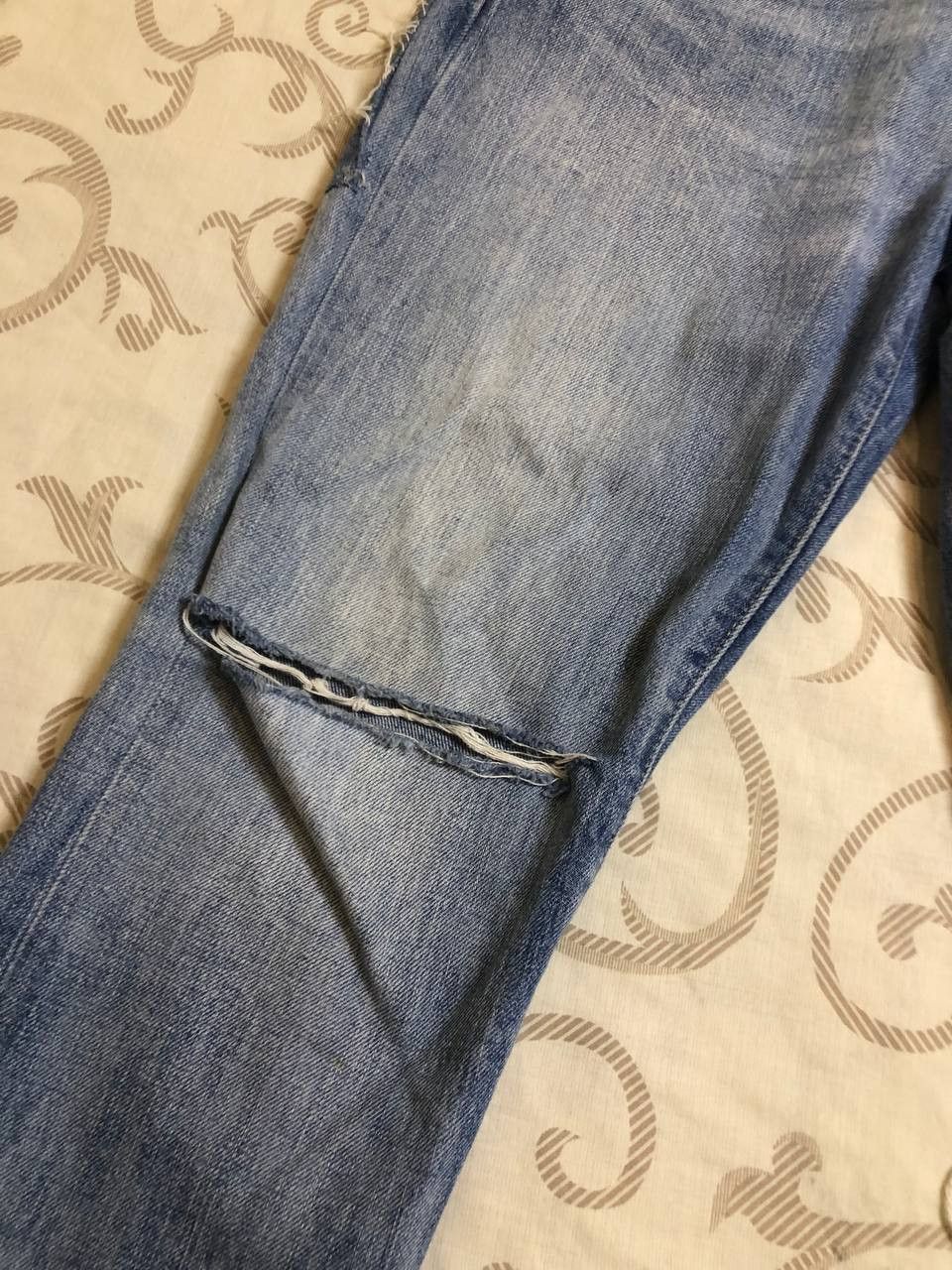 Polo Ralph Lauren Polo Ralph Lauren Vintage Straight Leg Denim distressed Size US 31 - 6 Thumbnail
