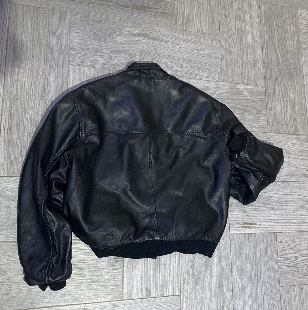 Other Vintage Leather Bomber Air Force Jacket Size US XL / EU 56 / 4 - 2 Thumbnail