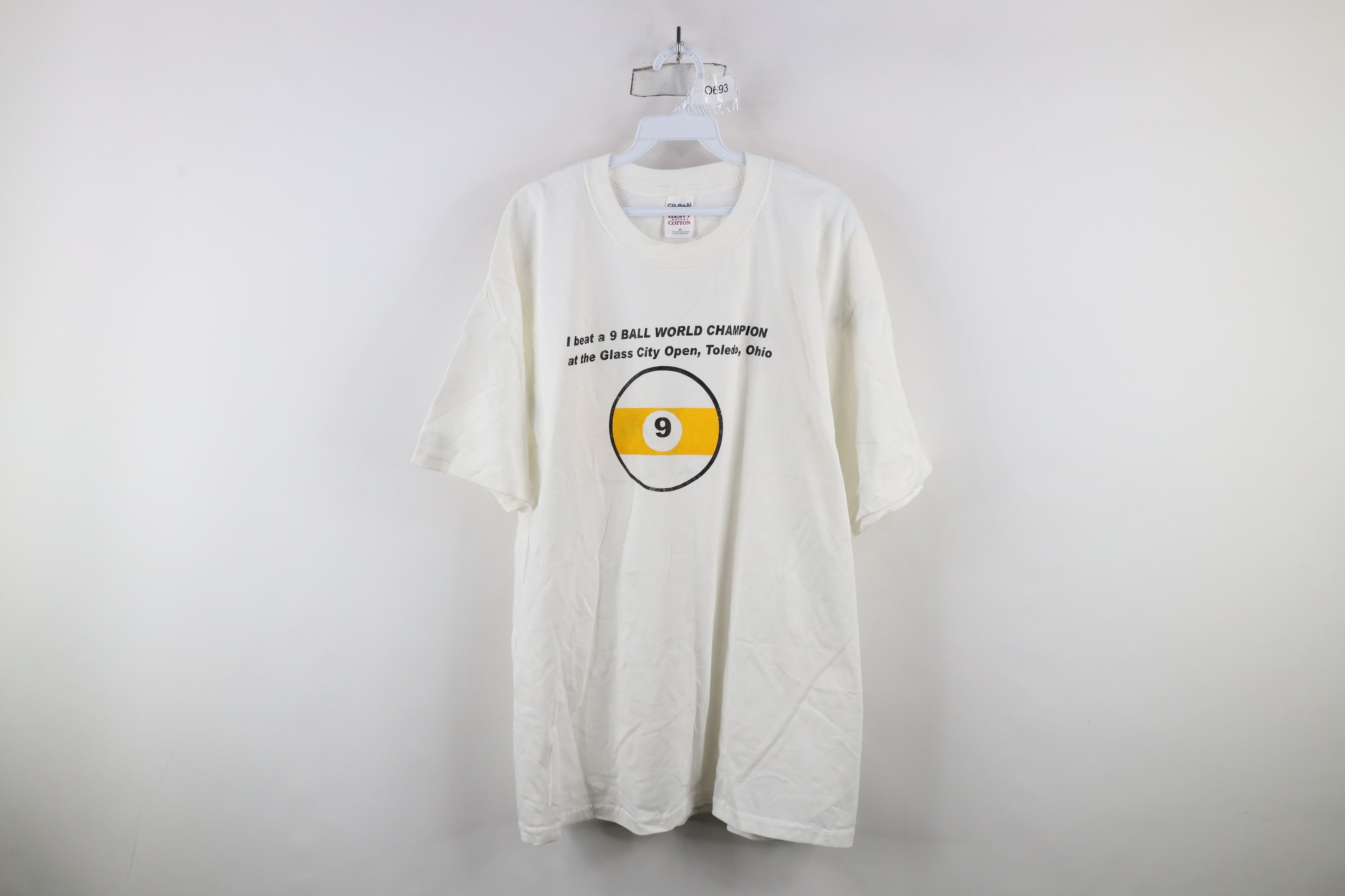 Vintage Vintage 2002 World Champion Glass City Open Pool T-Shirt Size US XL / EU 56 / 4 - 1 Thumbnail