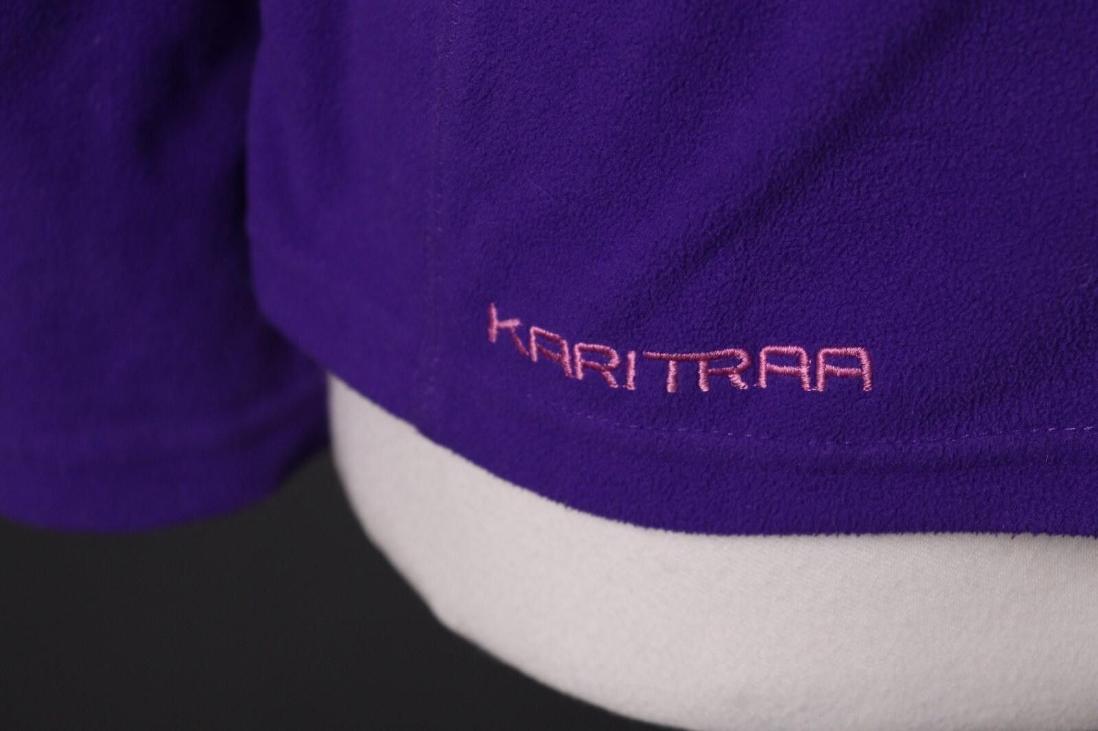 Designer Kari Traa Purple Full Zip Fleece Lightweight Jacket Size L Size L / US 10 / IT 46 - 4 Thumbnail